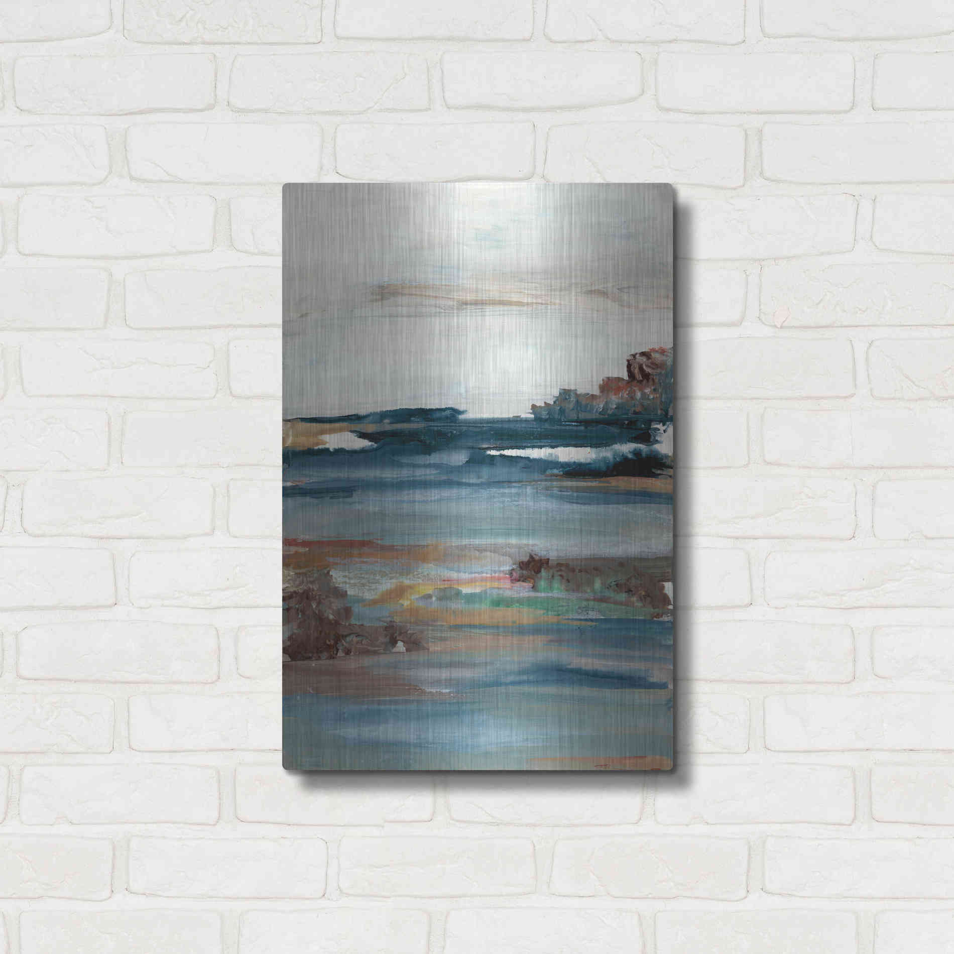 Luxe Metal Art 'Generosity III' by Lila Bramma, Metal Wall Art,16x24