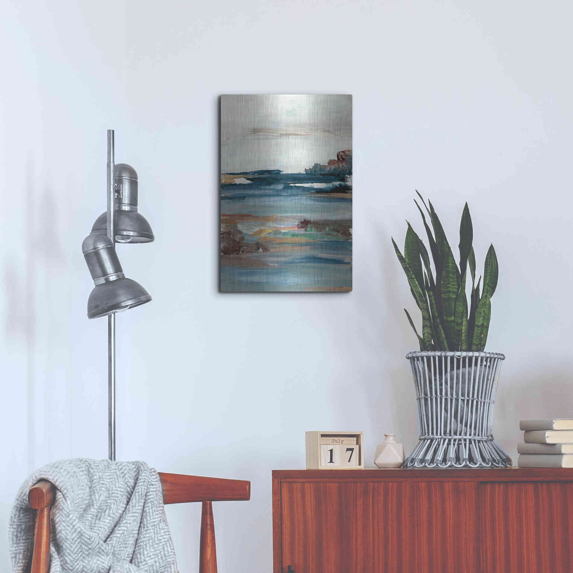 Luxe Metal Art 'Generosity III' by Lila Bramma, Metal Wall Art,16x24