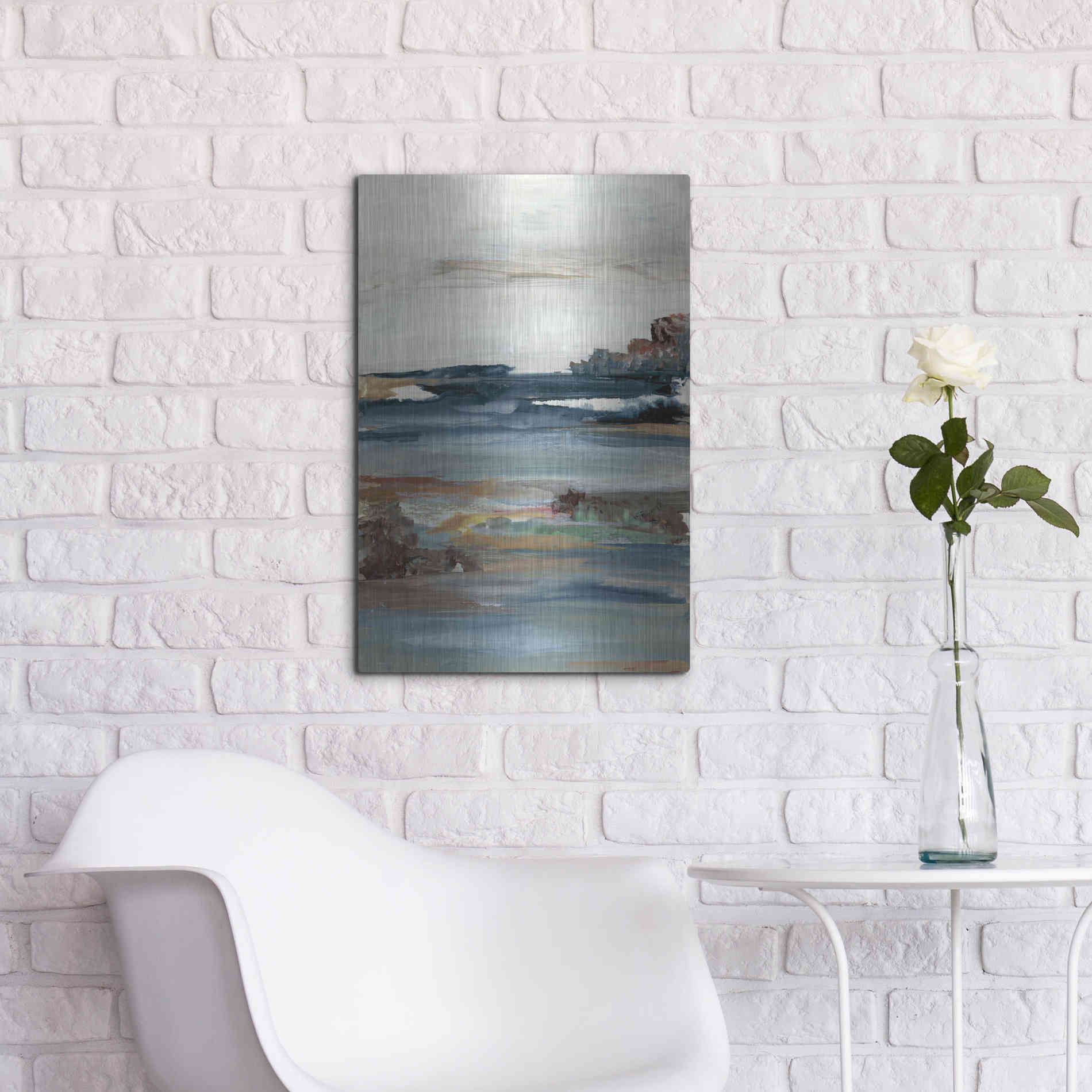 Luxe Metal Art 'Generosity III' by Lila Bramma, Metal Wall Art,16x24