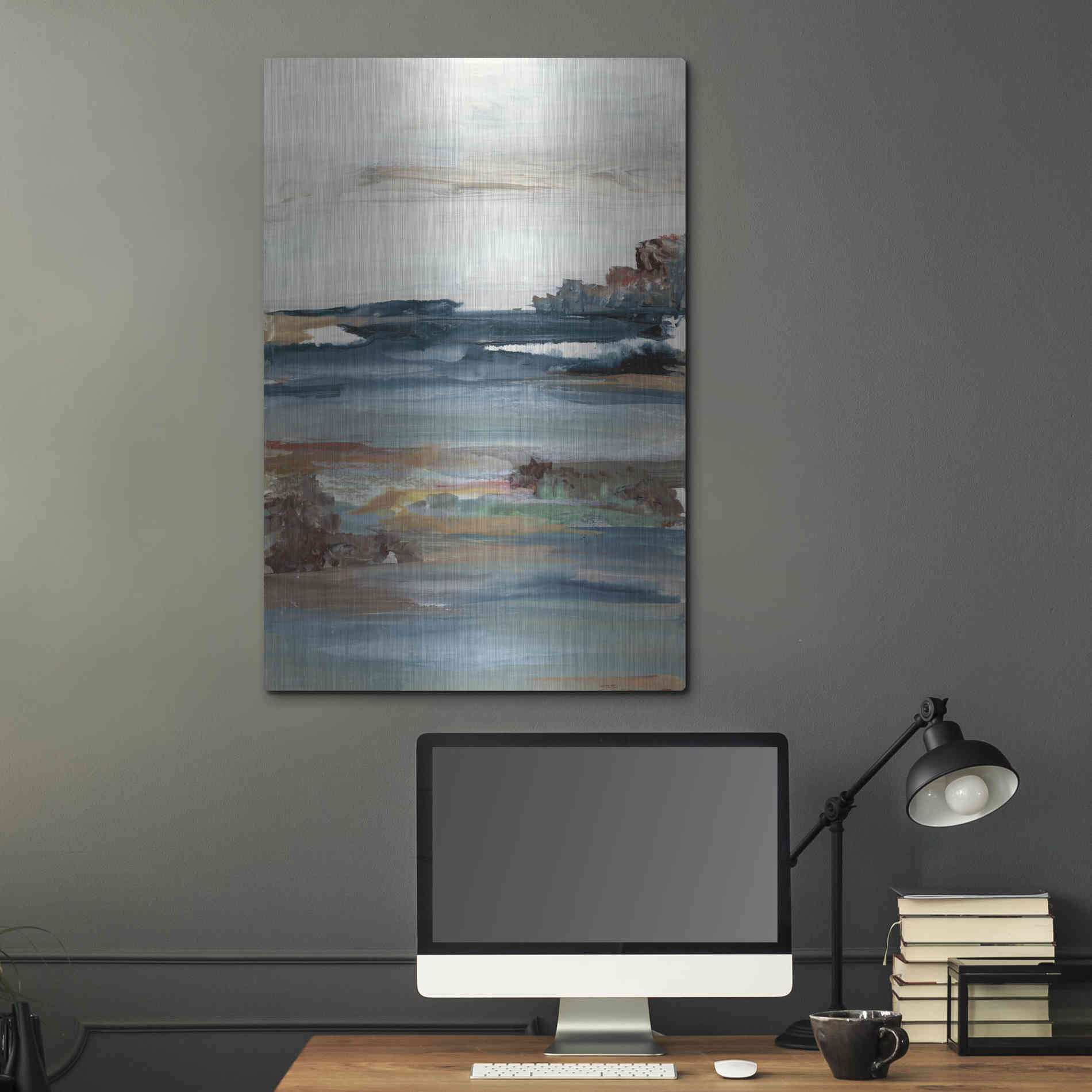 Luxe Metal Art 'Generosity III' by Lila Bramma, Metal Wall Art,24x36