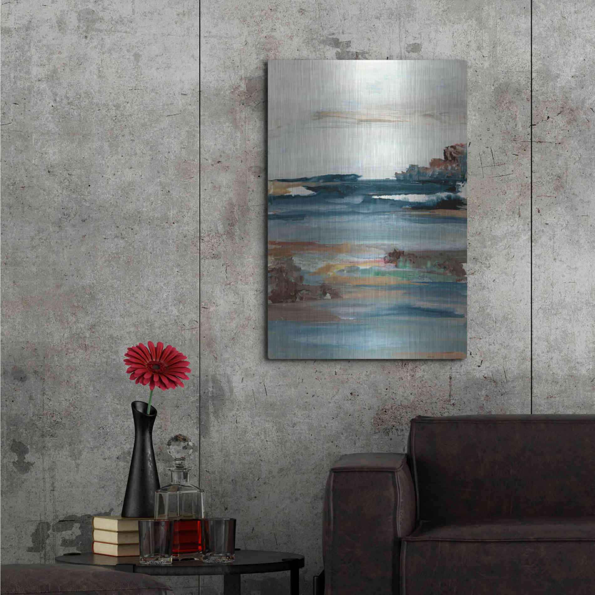 Luxe Metal Art 'Generosity III' by Lila Bramma, Metal Wall Art,24x36