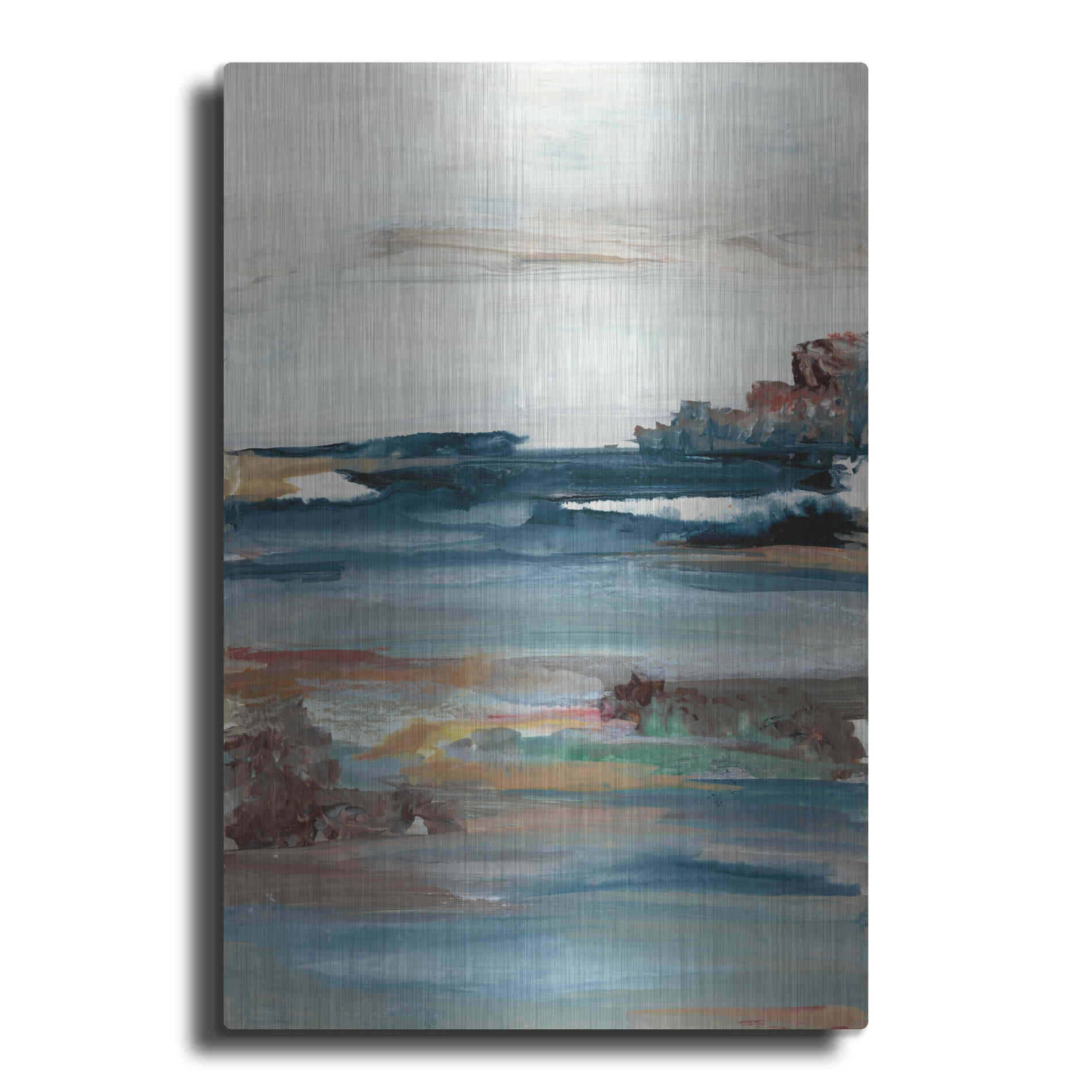 Luxe Metal Art 'Generosity III' by Lila Bramma, Metal Wall Art