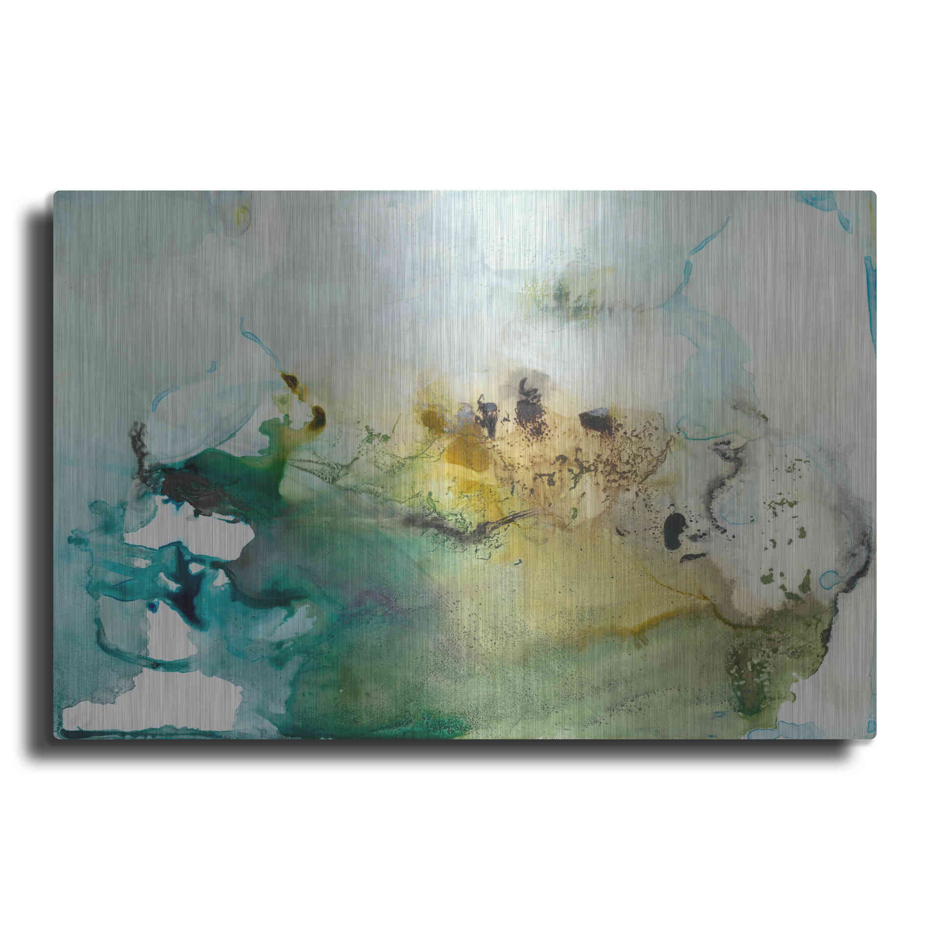 Luxe Metal Art 'Organic Abstract' by Lila Bramma, Metal Wall Art