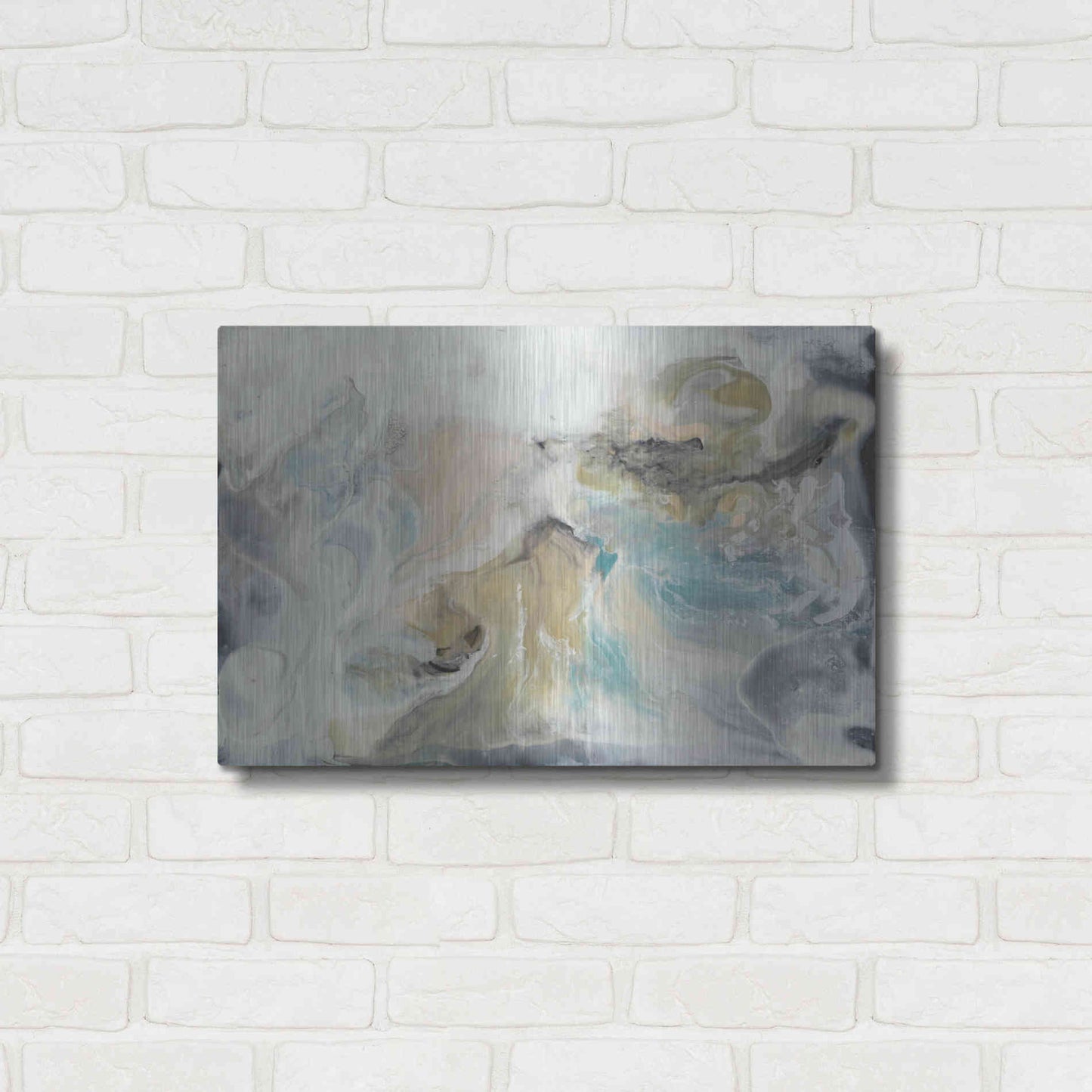 Luxe Metal Art 'Lord of Cycles I' by Lila Bramma, Metal Wall Art,24x16