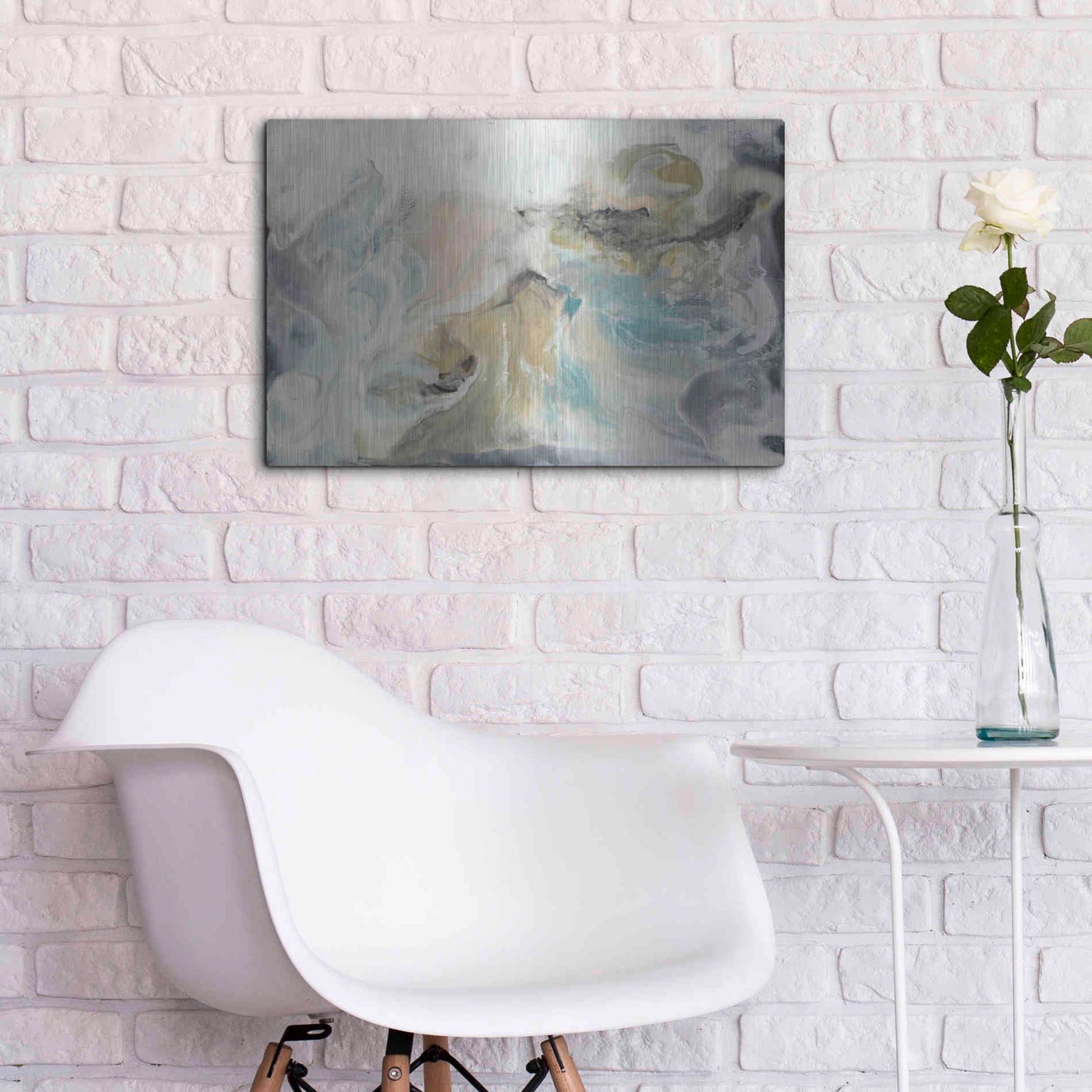 Luxe Metal Art 'Lord of Cycles I' by Lila Bramma, Metal Wall Art,24x16