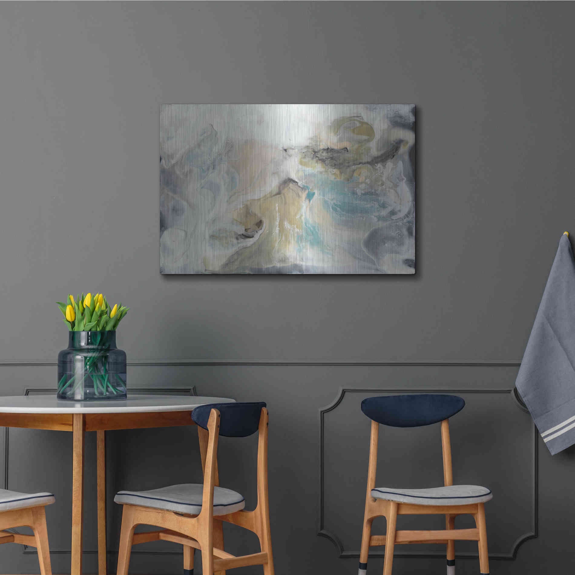 Luxe Metal Art 'Lord of Cycles I' by Lila Bramma, Metal Wall Art,36x24
