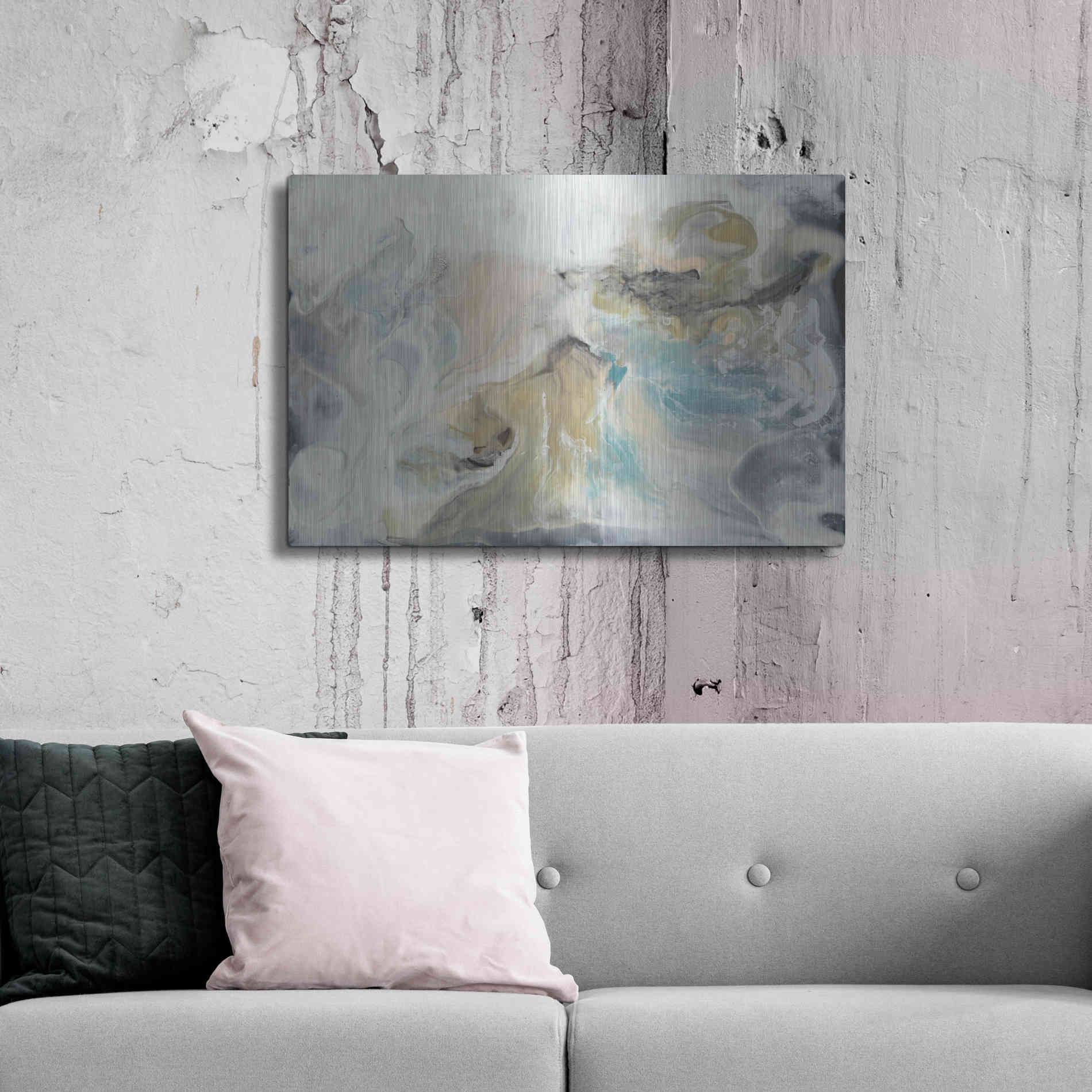 Luxe Metal Art 'Lord of Cycles I' by Lila Bramma, Metal Wall Art,36x24