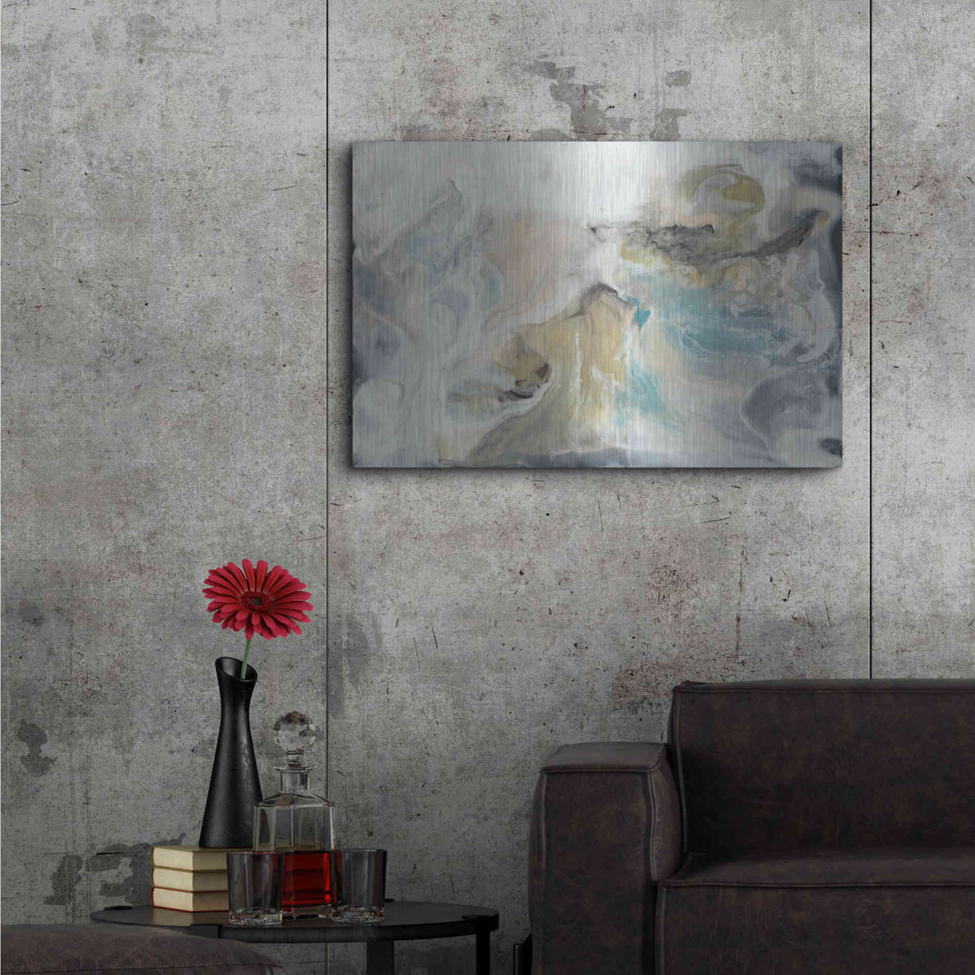 Luxe Metal Art 'Lord of Cycles I' by Lila Bramma, Metal Wall Art,36x24