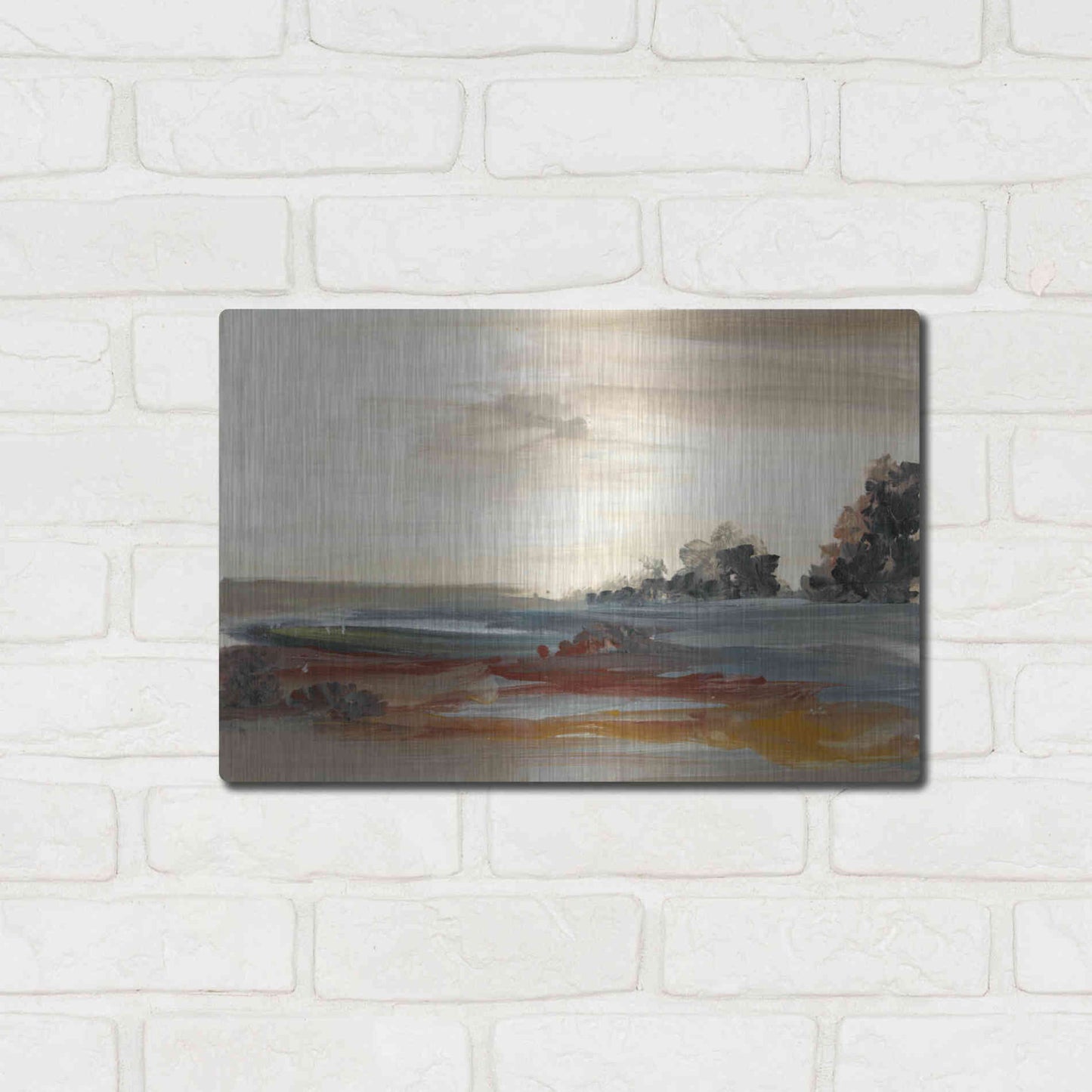 Luxe Metal Art 'Generosity IV' by Lila Bramma, Metal Wall Art,16x12