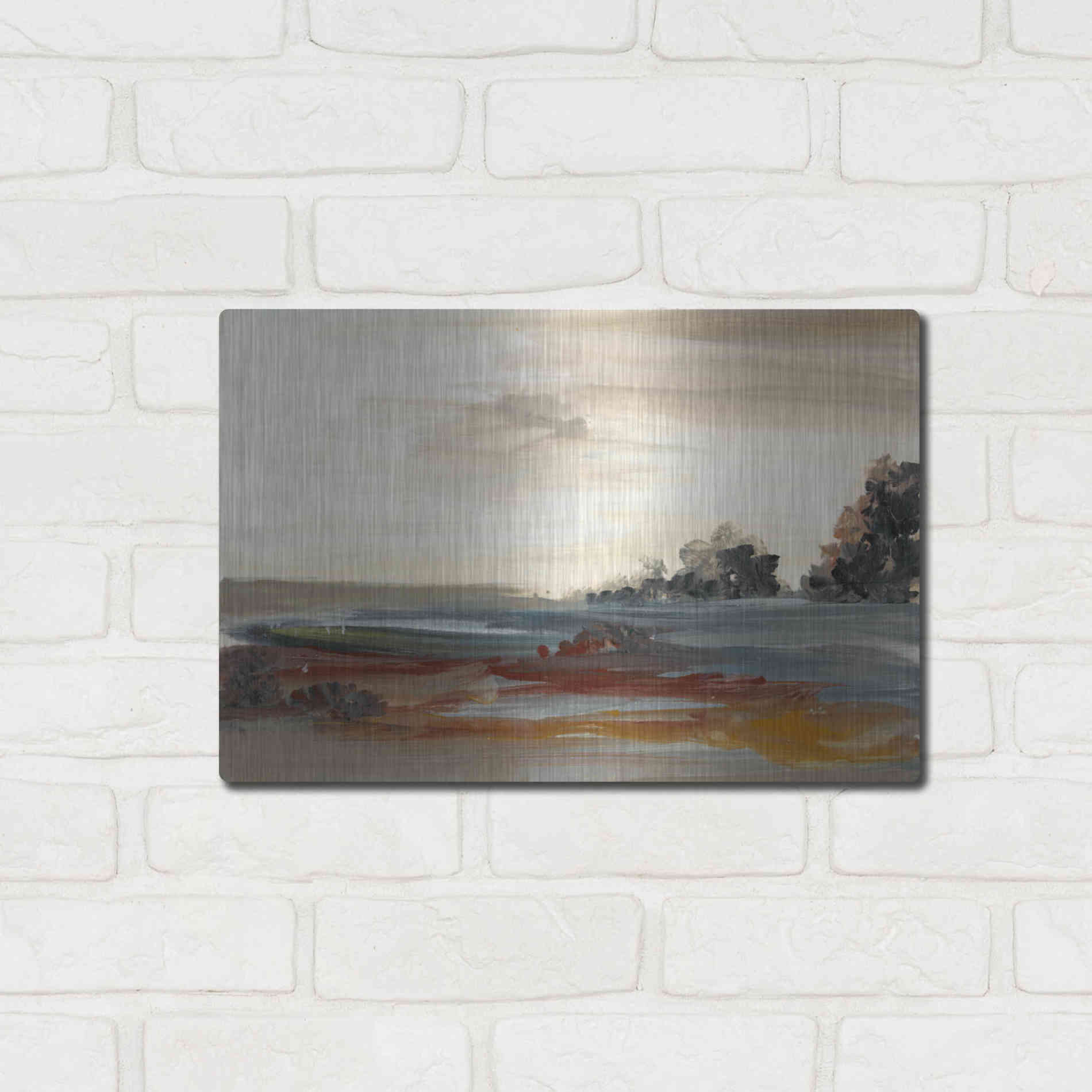 Luxe Metal Art 'Generosity IV' by Lila Bramma, Metal Wall Art,16x12