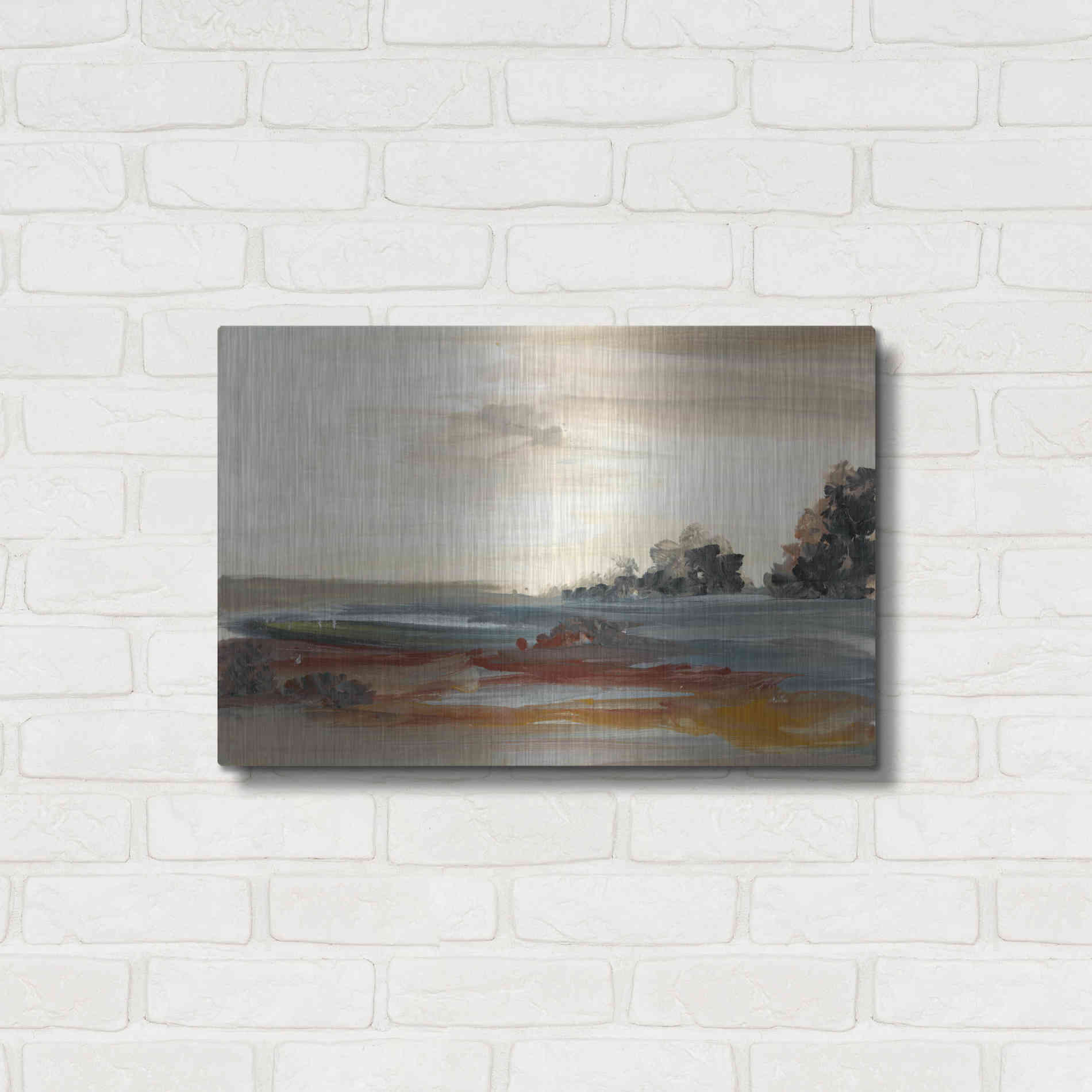 Luxe Metal Art 'Generosity IV' by Lila Bramma, Metal Wall Art,24x16
