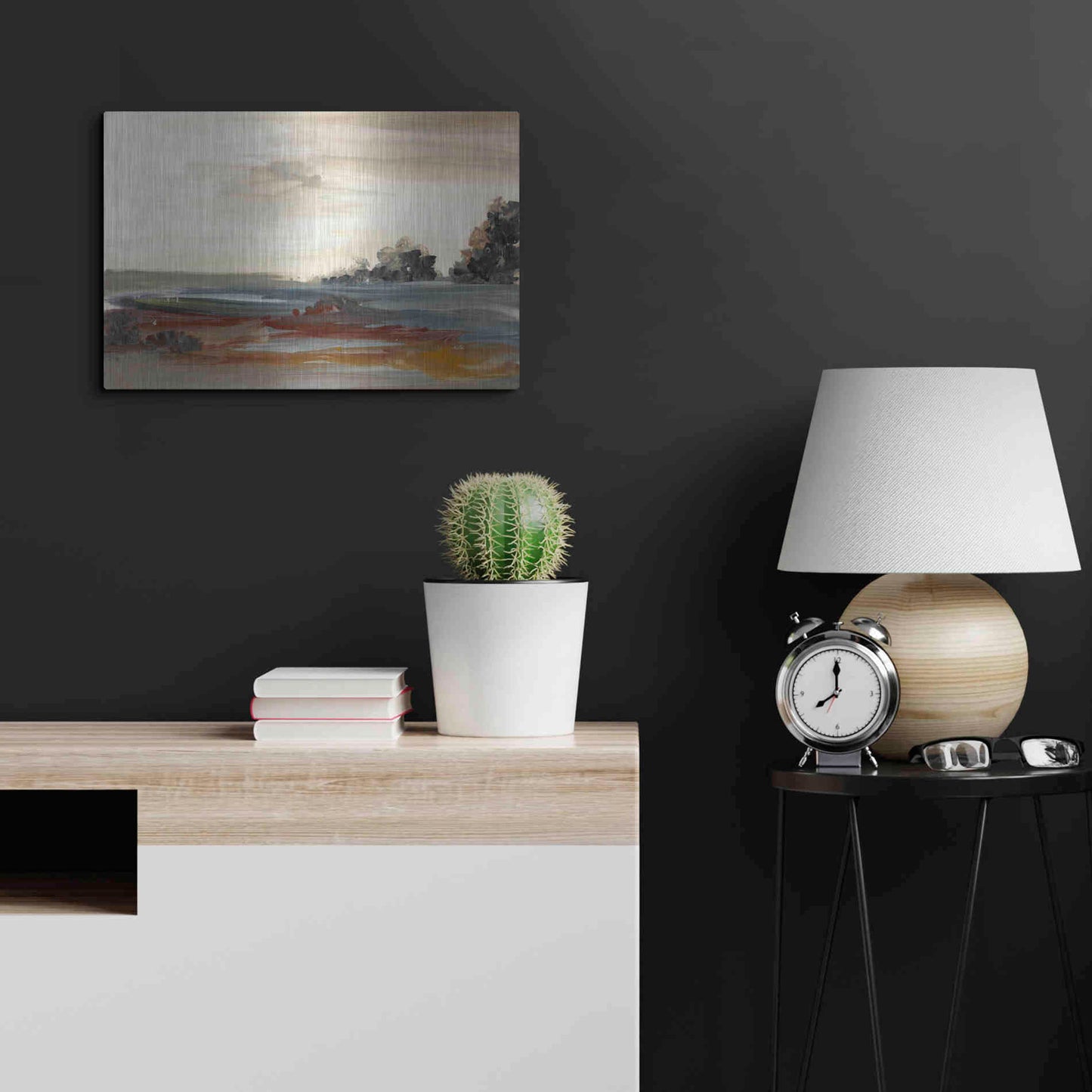 Luxe Metal Art 'Generosity IV' by Lila Bramma, Metal Wall Art,24x16