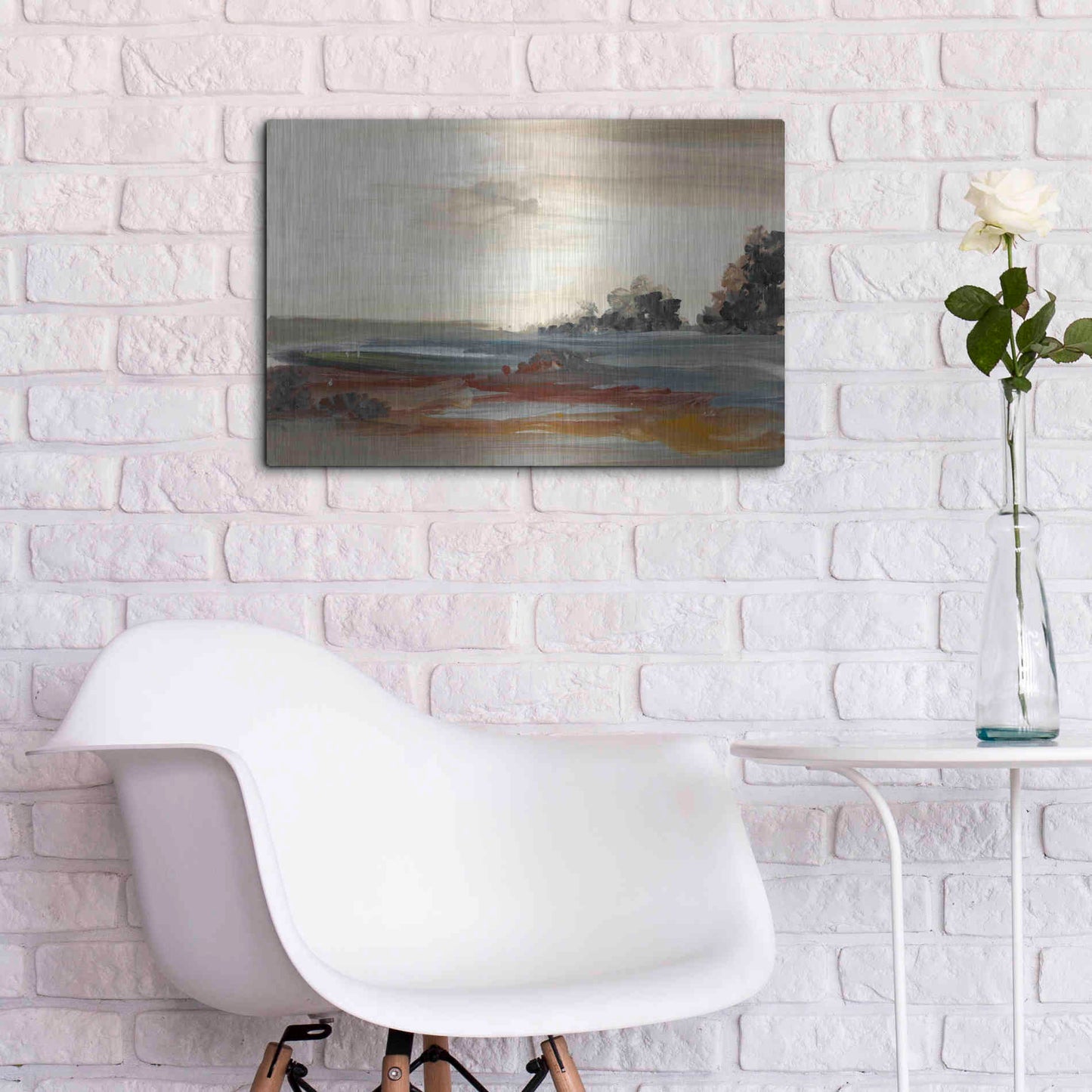 Luxe Metal Art 'Generosity IV' by Lila Bramma, Metal Wall Art,24x16