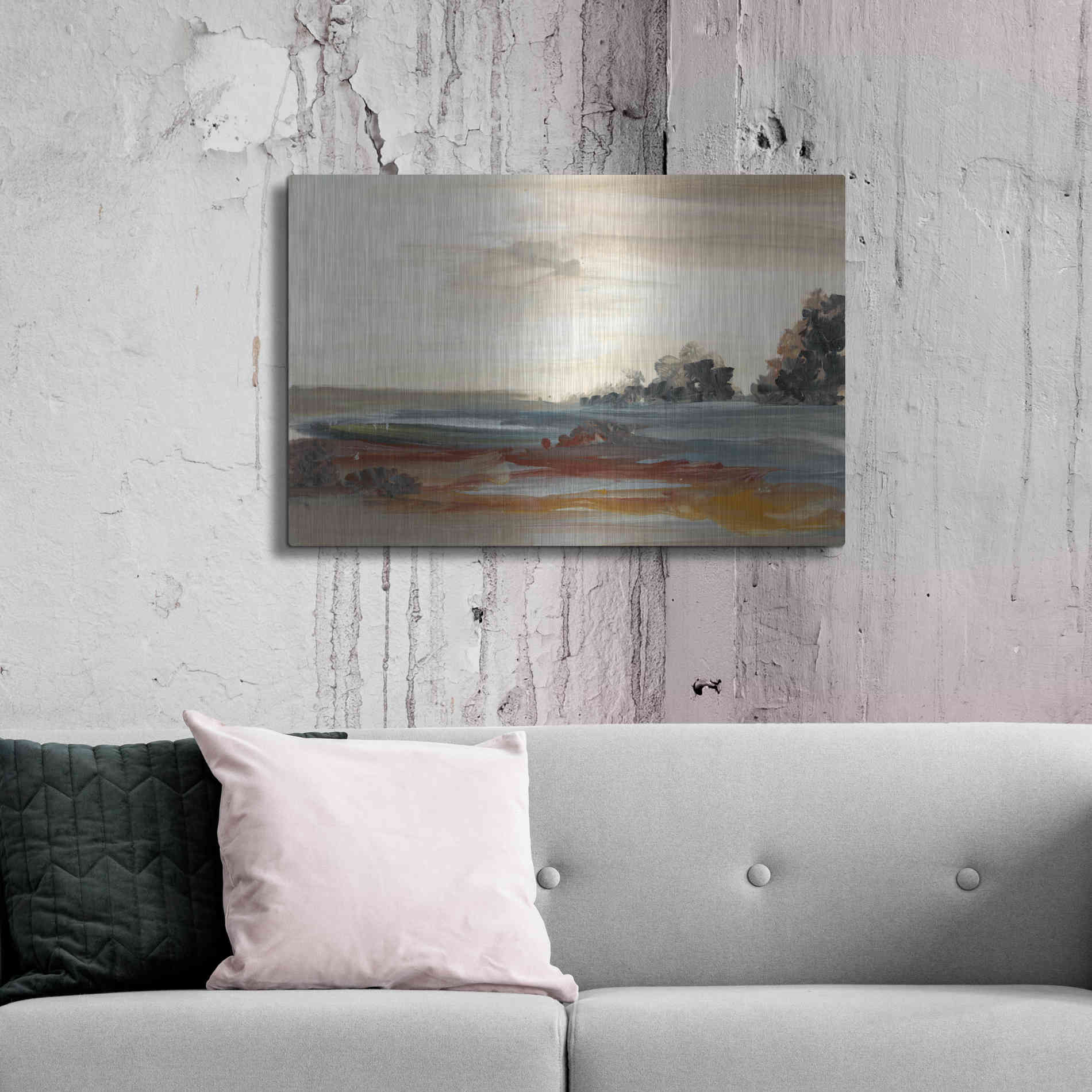 Luxe Metal Art 'Generosity IV' by Lila Bramma, Metal Wall Art,36x24