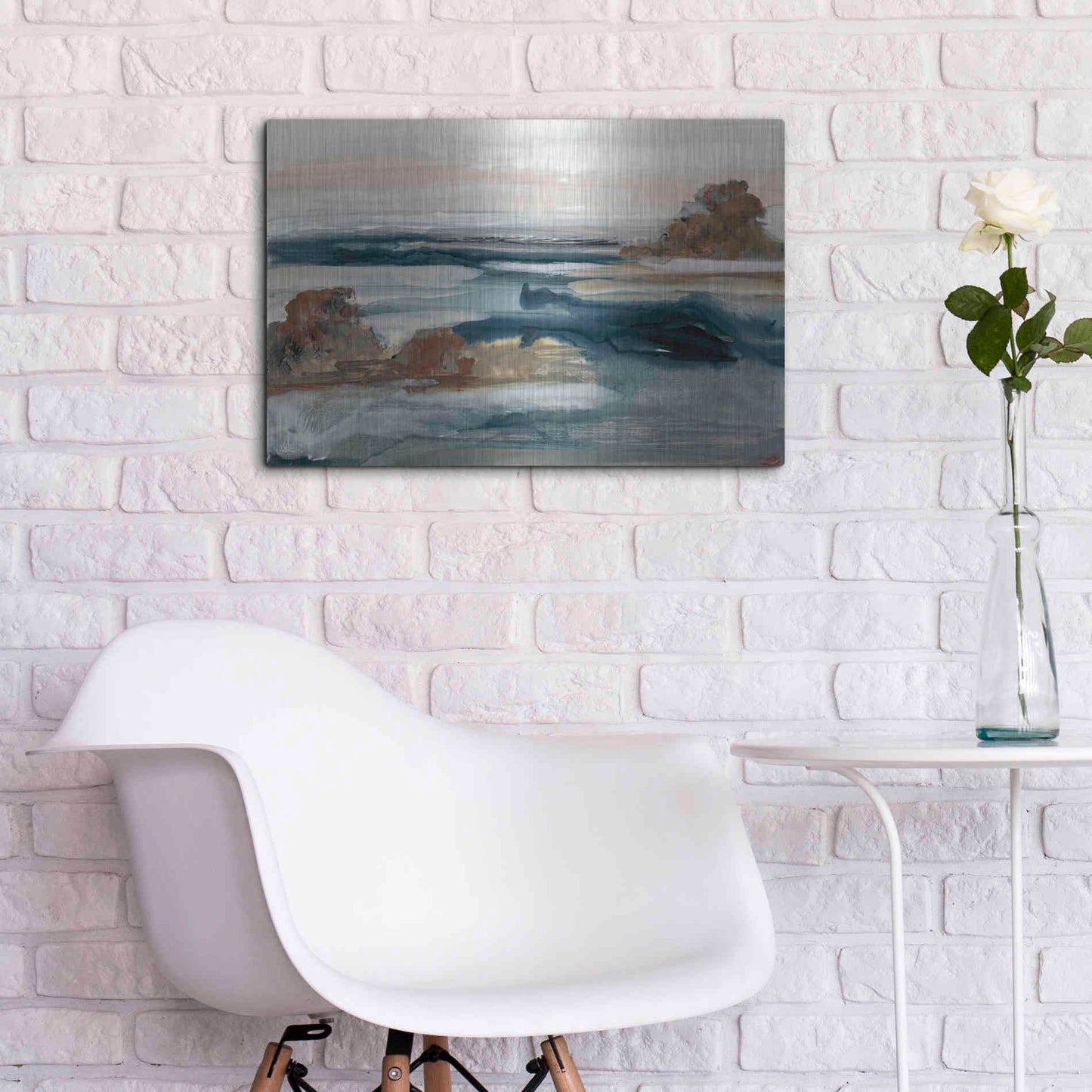 Luxe Metal Art 'Generosity V' by Lila Bramma, Metal Wall Art,24x16