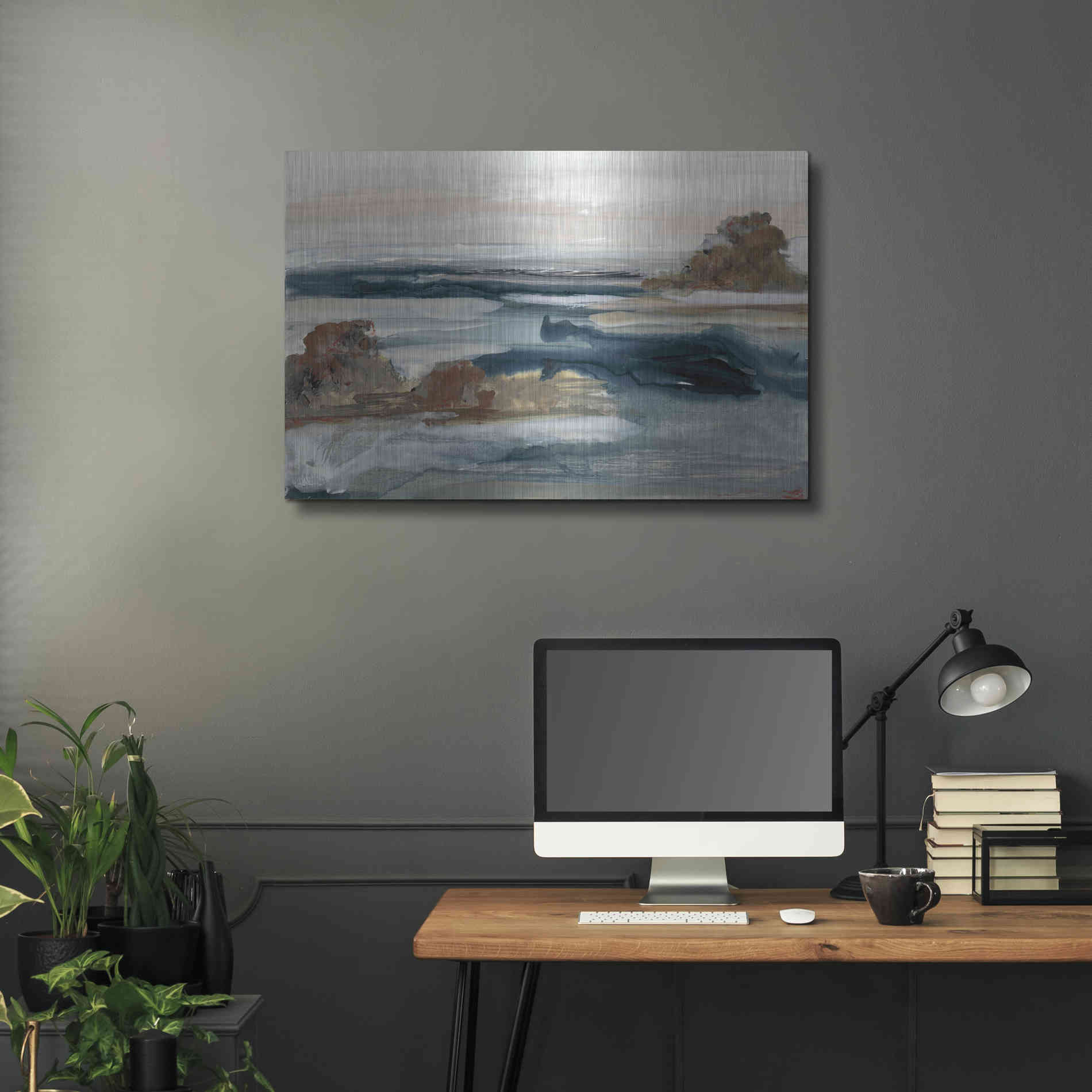 Luxe Metal Art 'Generosity V' by Lila Bramma, Metal Wall Art,36x24