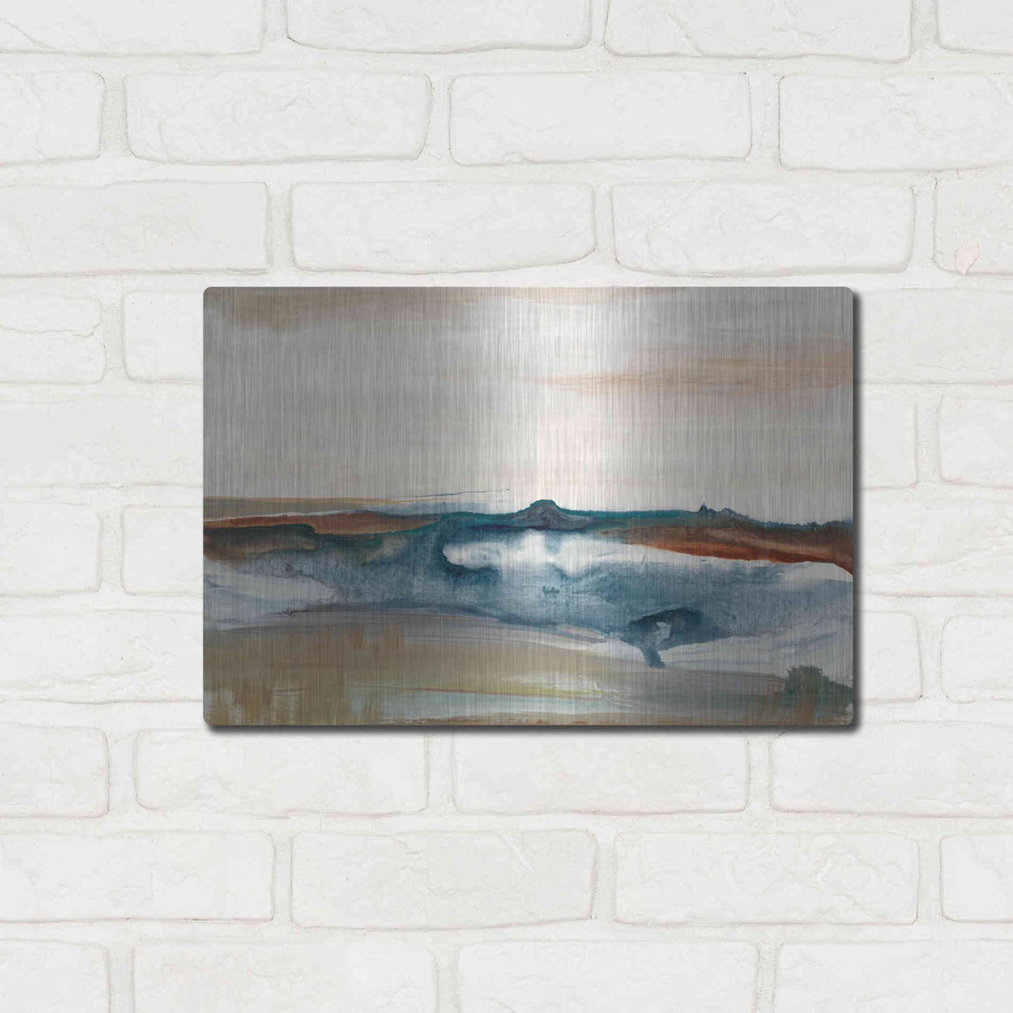 Luxe Metal Art 'Generosity' by Lila Bramma, Metal Wall Art,16x12