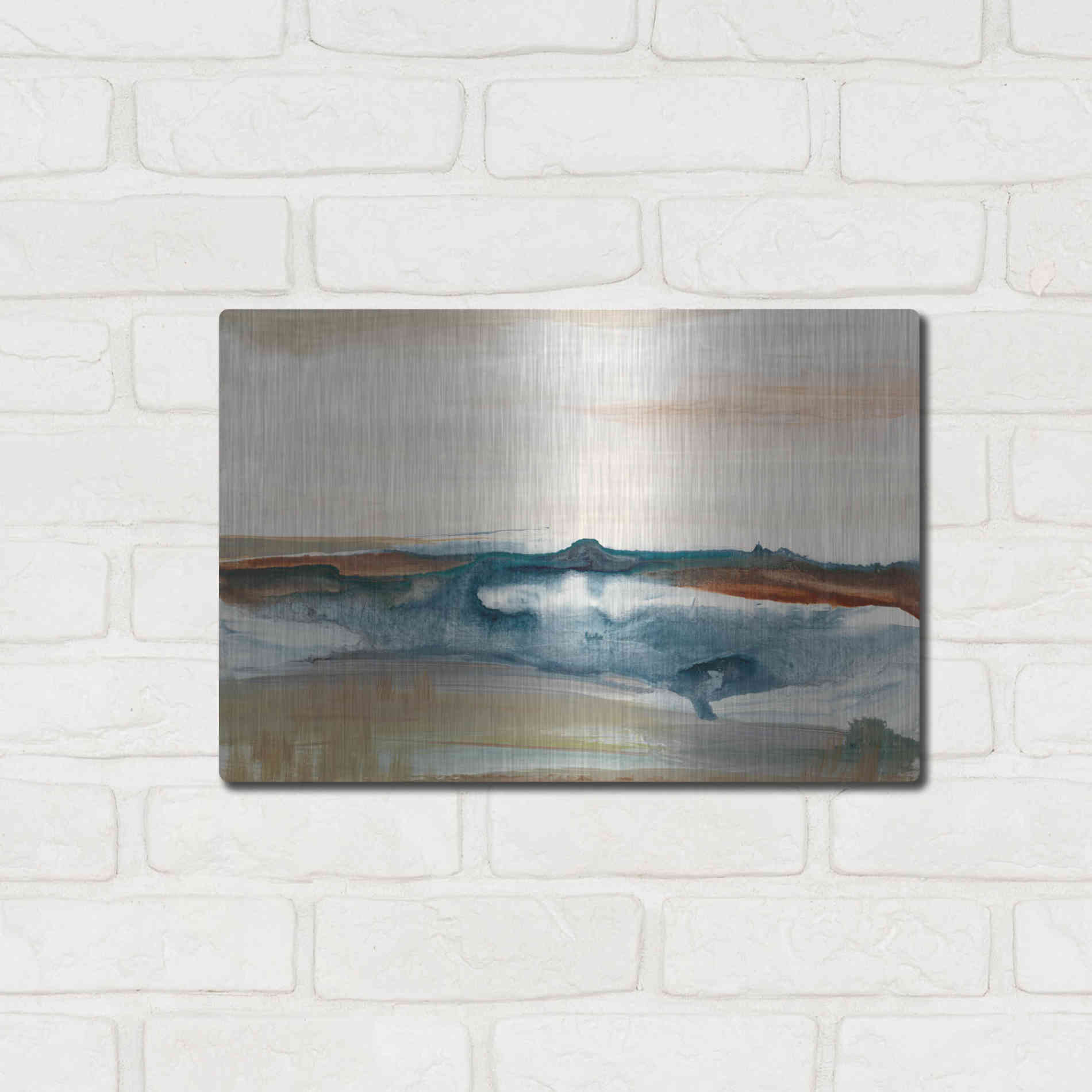 Luxe Metal Art 'Generosity' by Lila Bramma, Metal Wall Art,16x12
