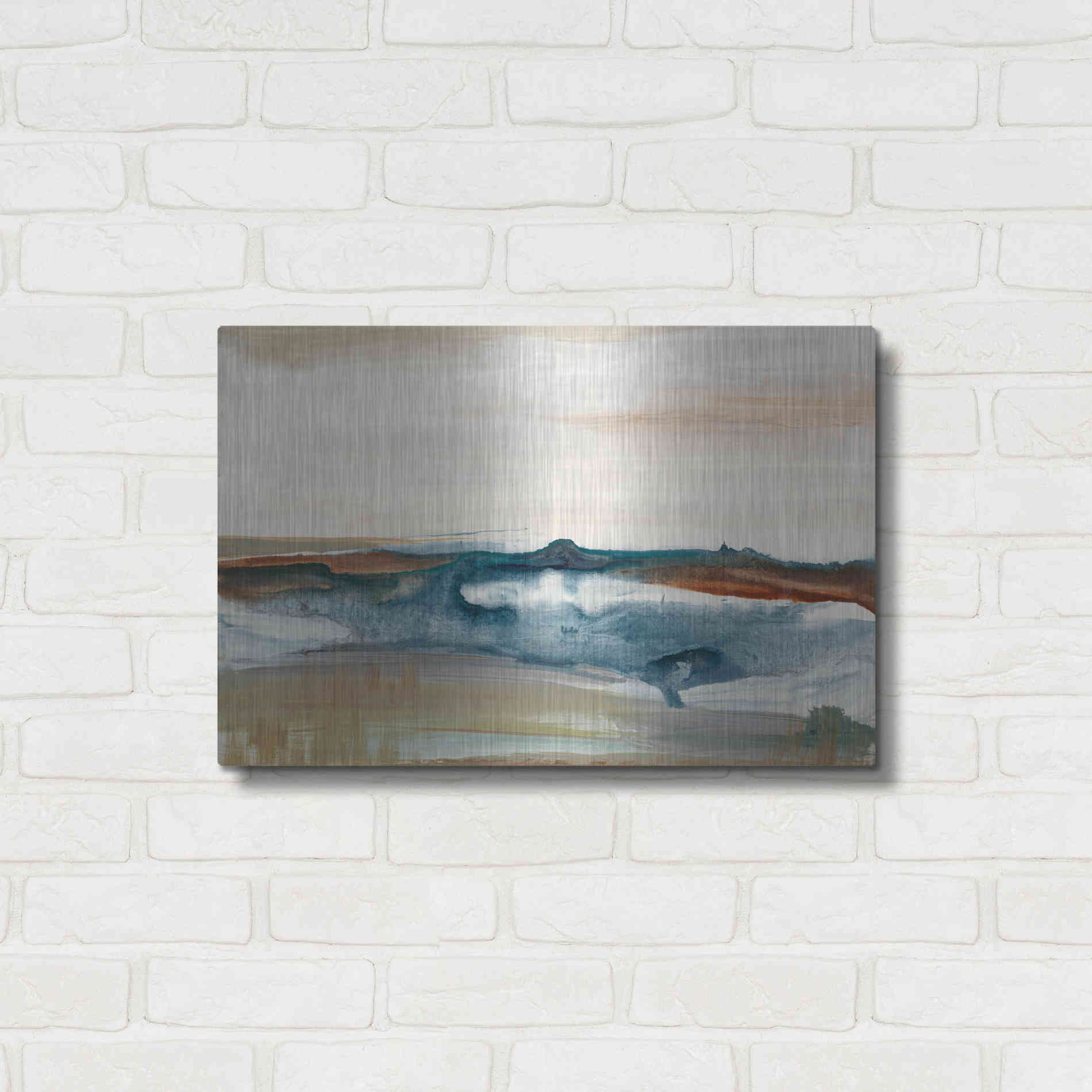 Luxe Metal Art 'Generosity' by Lila Bramma, Metal Wall Art,24x16