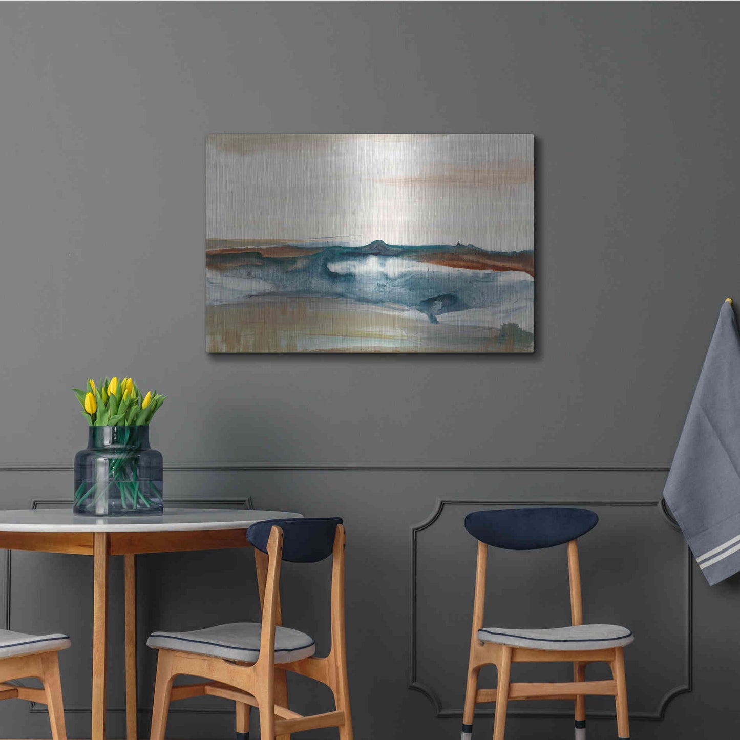 Luxe Metal Art 'Generosity' by Lila Bramma, Metal Wall Art,36x24