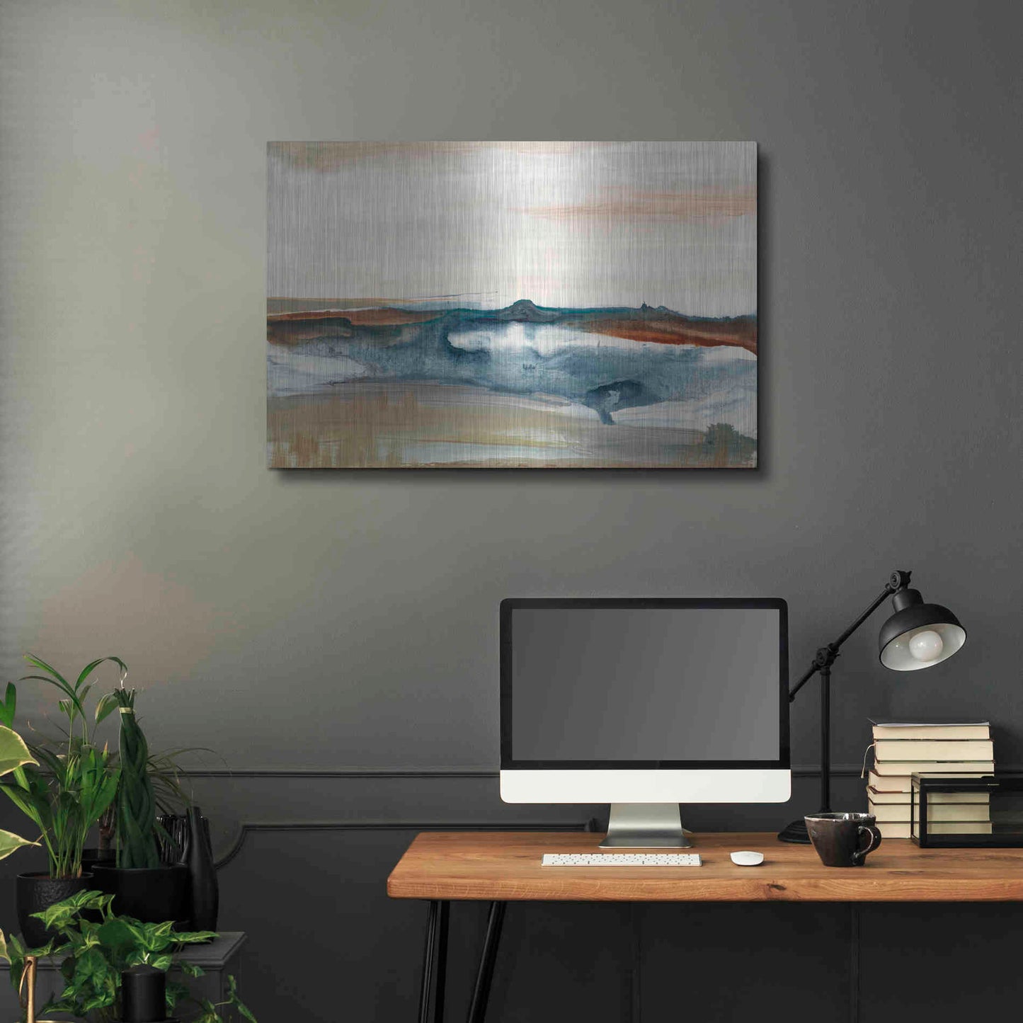 Luxe Metal Art 'Generosity' by Lila Bramma, Metal Wall Art,36x24