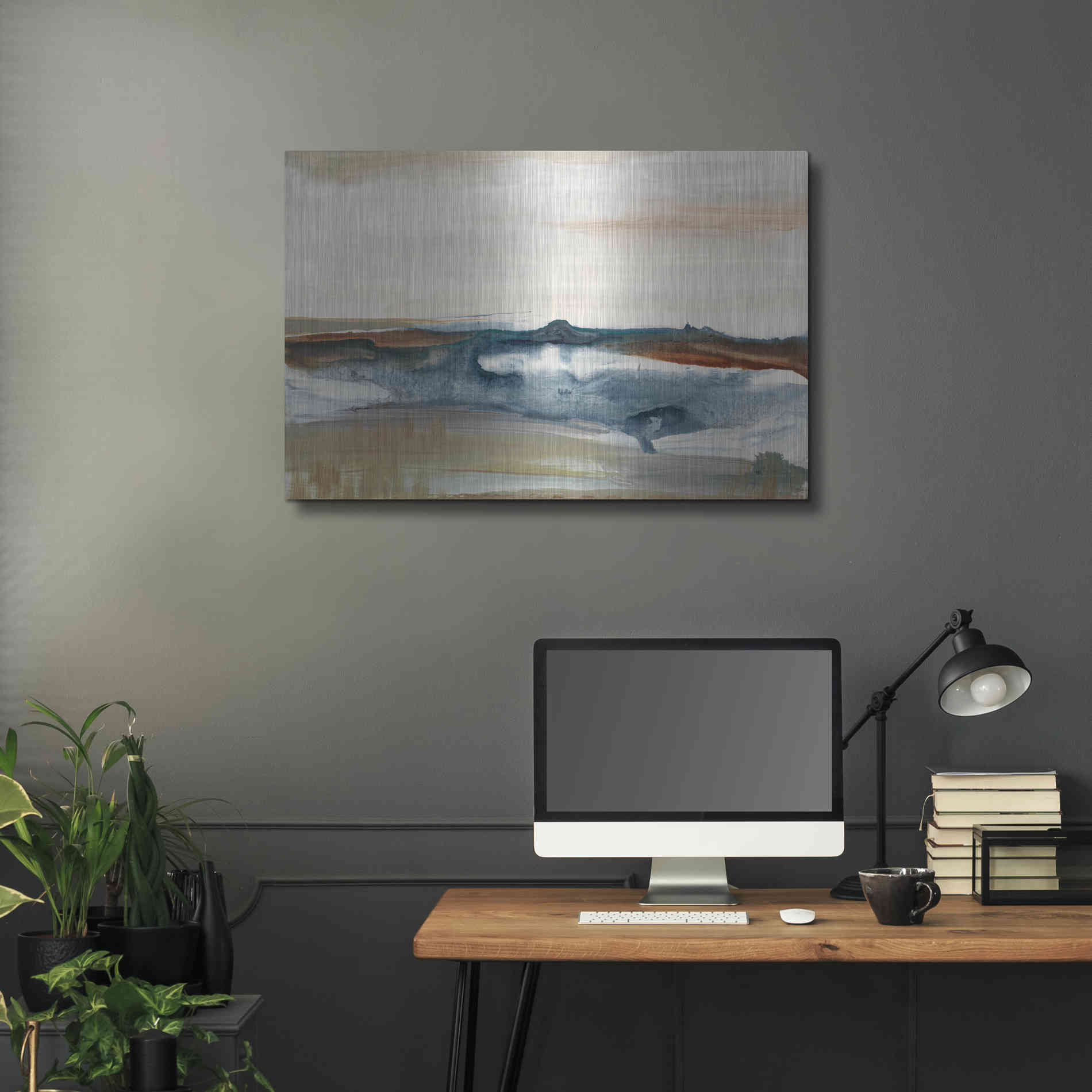 Luxe Metal Art 'Generosity' by Lila Bramma, Metal Wall Art,36x24