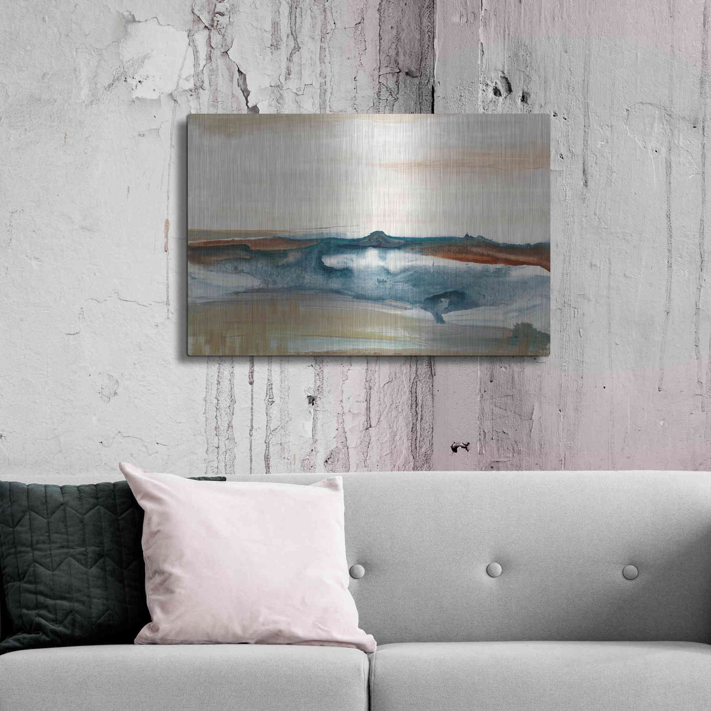 Luxe Metal Art 'Generosity' by Lila Bramma, Metal Wall Art,36x24