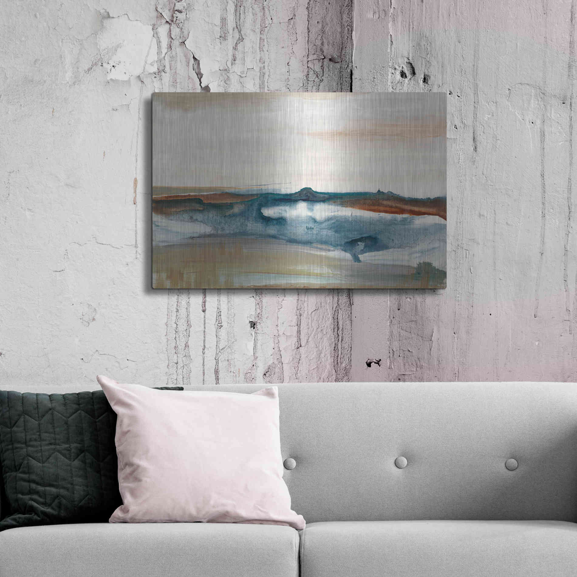 Luxe Metal Art 'Generosity' by Lila Bramma, Metal Wall Art,36x24
