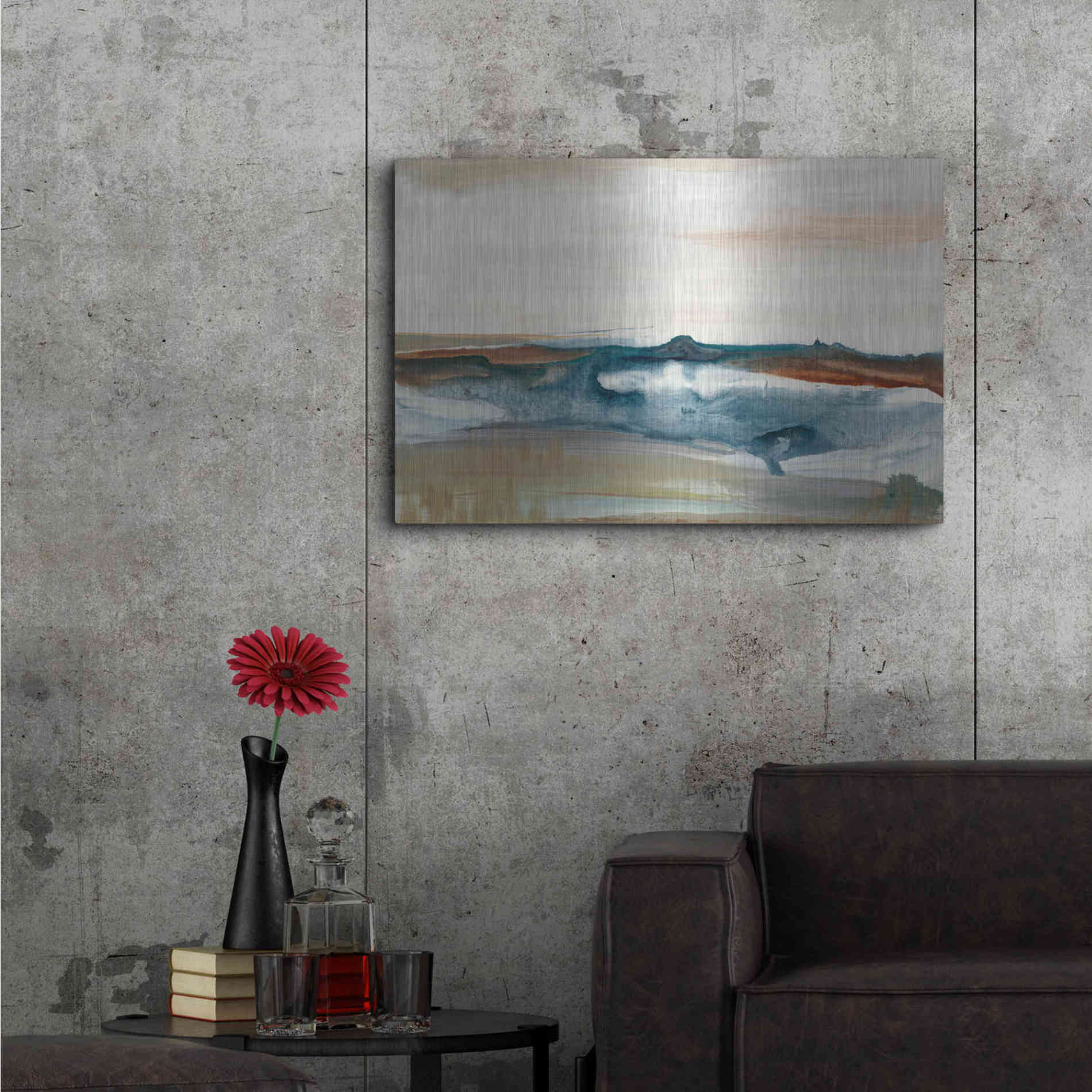 Luxe Metal Art 'Generosity' by Lila Bramma, Metal Wall Art,36x24