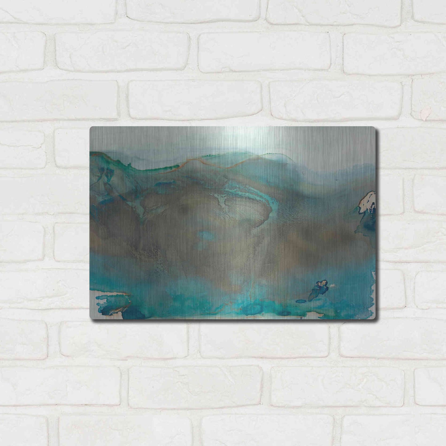 Luxe Metal Art 'Align with Life I' by Lila Bramma, Metal Wall Art,16x12