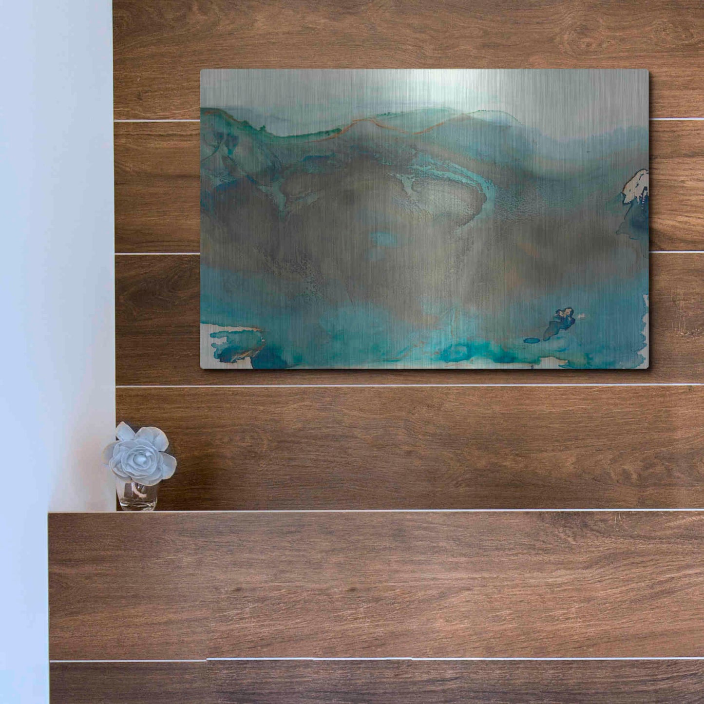 Luxe Metal Art 'Align with Life I' by Lila Bramma, Metal Wall Art,16x12