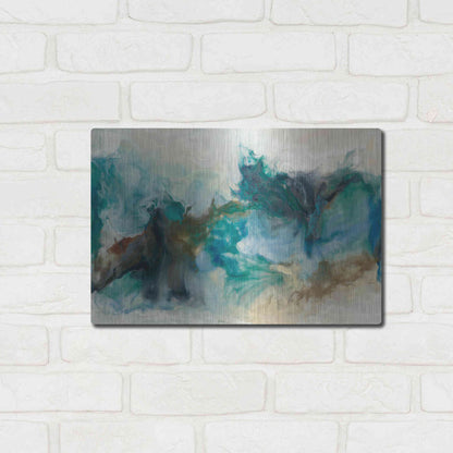 Luxe Metal Art 'Rejoice I' by Lila Bramma, Metal Wall Art,16x12