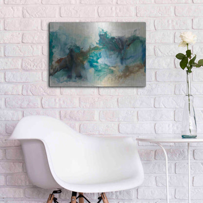 Luxe Metal Art 'Rejoice I' by Lila Bramma, Metal Wall Art,24x16