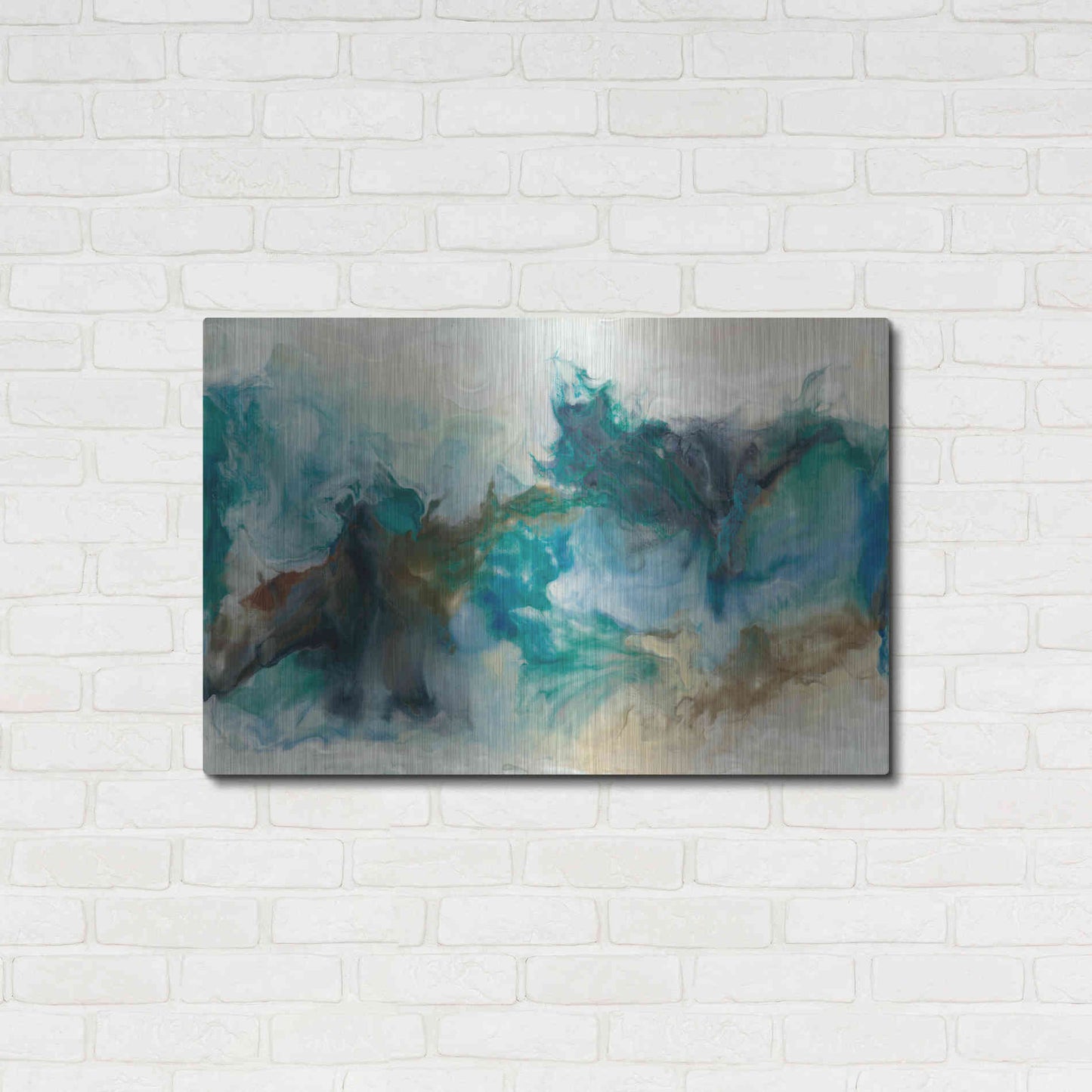 Luxe Metal Art 'Rejoice I' by Lila Bramma, Metal Wall Art,36x24