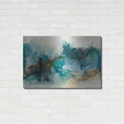 Luxe Metal Art 'Rejoice I' by Lila Bramma, Metal Wall Art,36x24