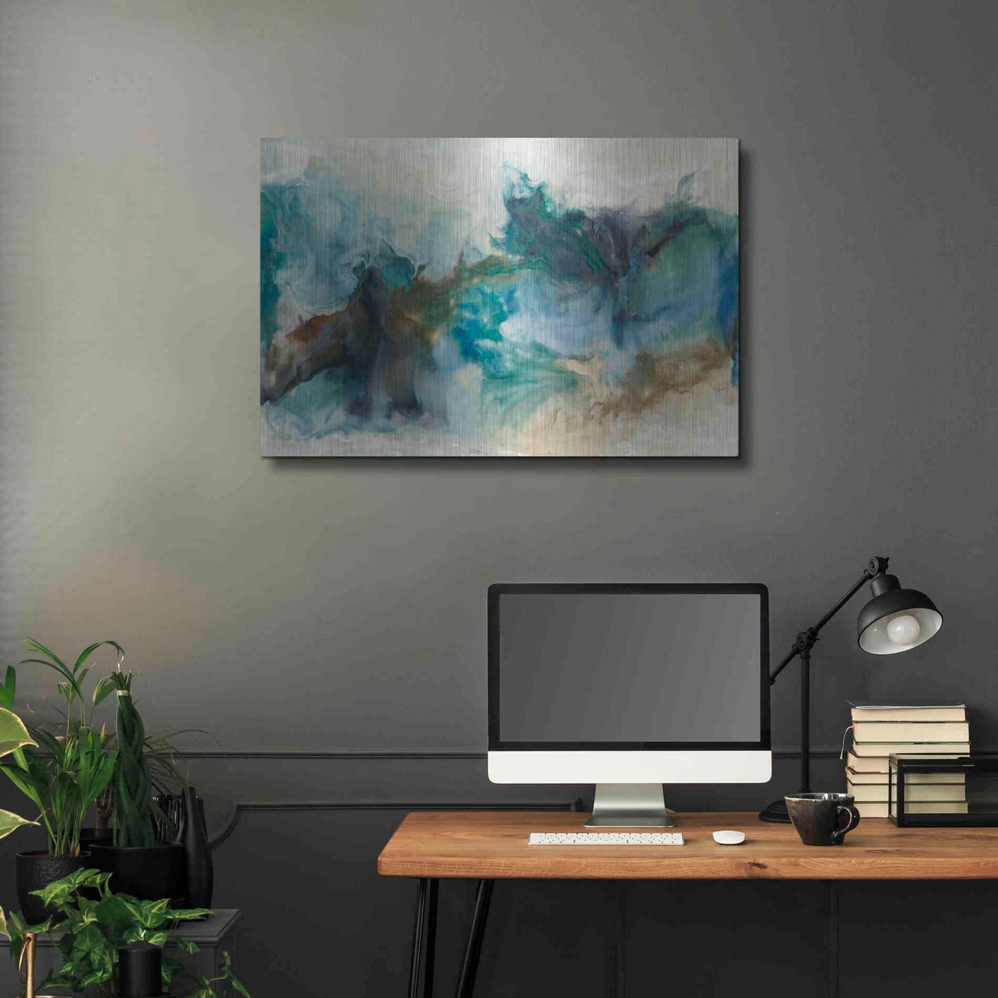 Luxe Metal Art 'Rejoice I' by Lila Bramma, Metal Wall Art,36x24