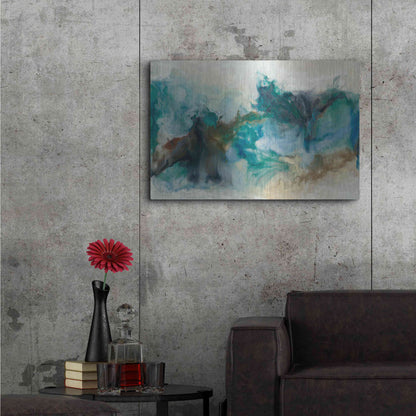 Luxe Metal Art 'Rejoice I' by Lila Bramma, Metal Wall Art,36x24