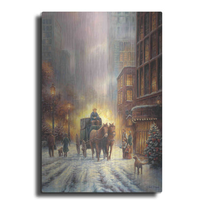 Luxe Metal Art 'Carriage Ride' by Chuck Pinson, Metal Wall Art