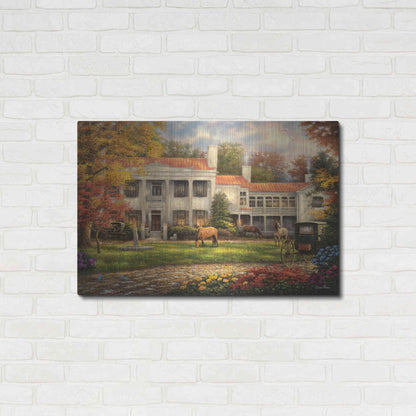 Luxe Metal Art 'Autumn Afternoon at Belle Meade' by Chuck Pinson, Metal Wall Art,36x24