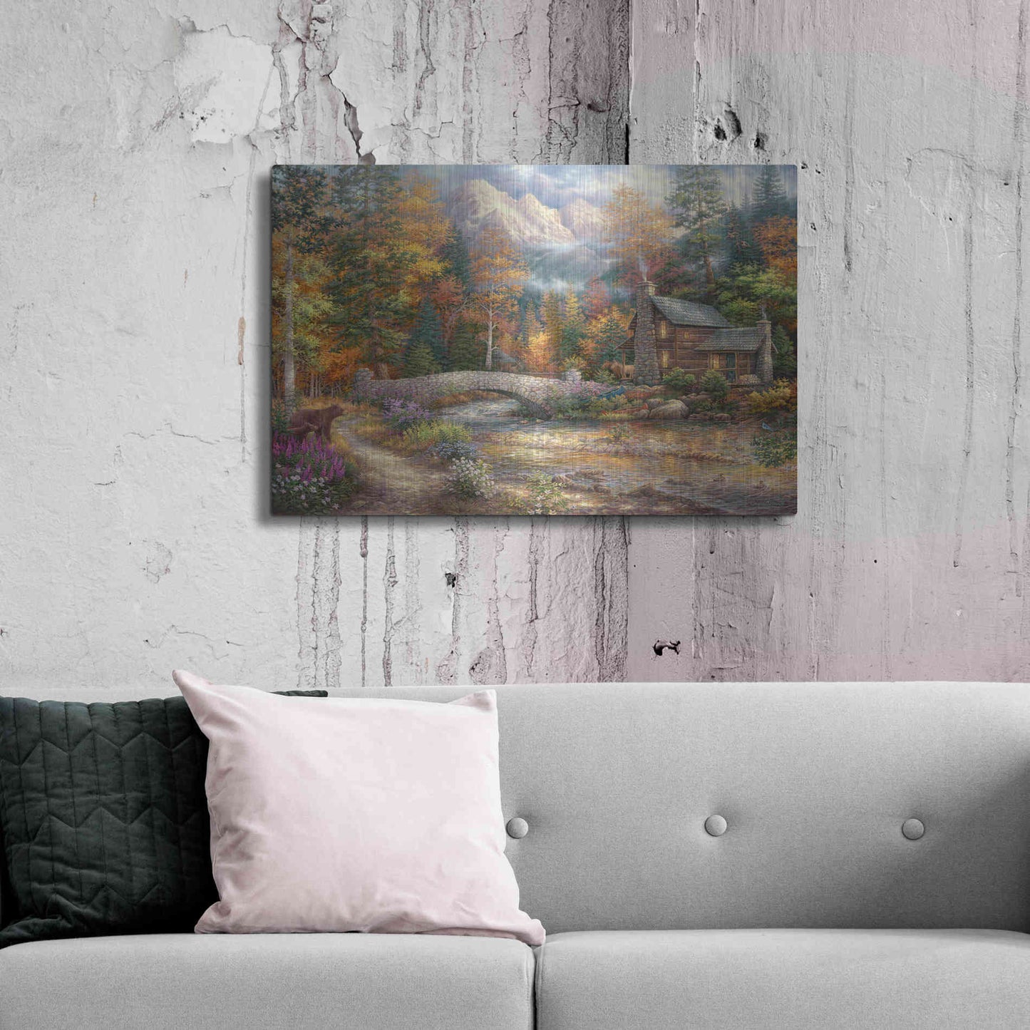 Luxe Metal Art 'Call of the Wild' by Chuck Pinson, Metal Wall Art,36x24