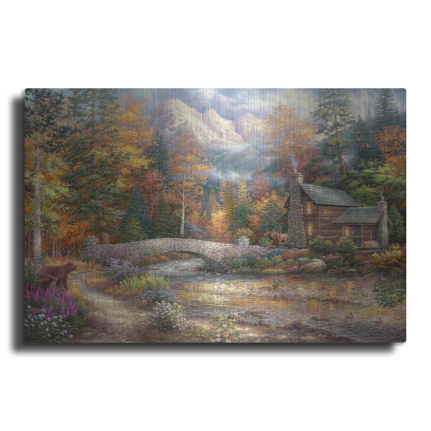 Luxe Metal Art 'Call of the Wild' by Chuck Pinson, Metal Wall Art