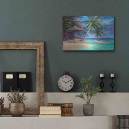 Luxe Metal Art 'Drift Away' by Chuck Pinson, Metal Wall Art,16x12