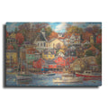 Luxe Metal Art 'Good Times Harbor' by Chuck Pinson, Metal Wall Art