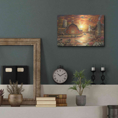 Luxe Metal Art 'Honey Drip Farm' by Chuck Pinson, Metal Wall Art,16x12