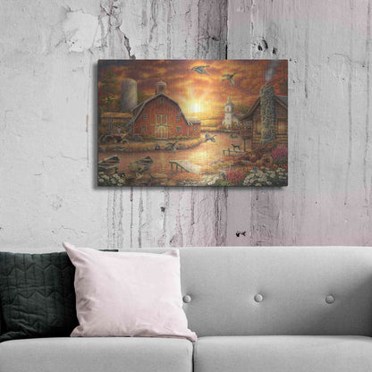 Luxe Metal Art 'Honey Drip Farm' by Chuck Pinson, Metal Wall Art,36x24