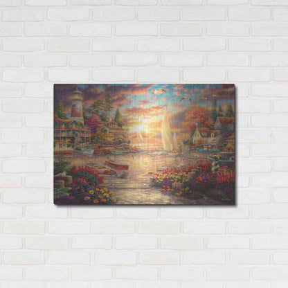 Luxe Metal Art 'Into the Sunset' by Chuck Pinson, Metal Wall Art,36x24