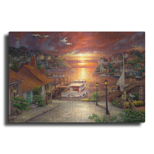 Luxe Metal Art 'New Horizons' by Chuck Pinson, Metal Wall Art