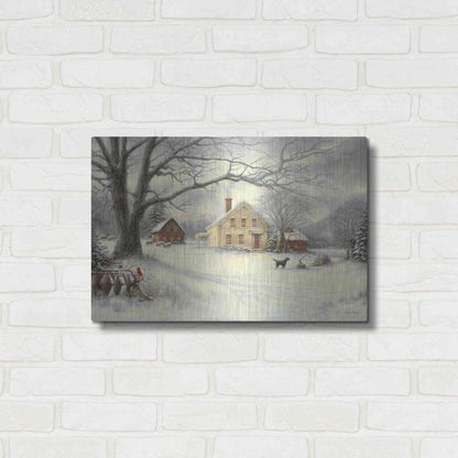 Luxe Metal Art 'Old Country Farm' by Chuck Pinson, Metal Wall Art,24x16