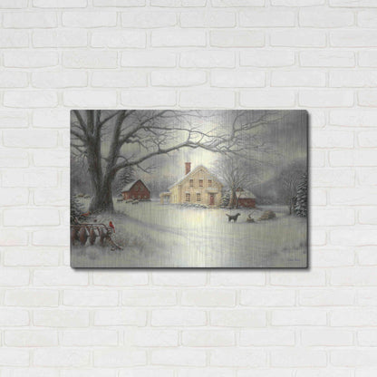 Luxe Metal Art 'Old Country Farm' by Chuck Pinson, Metal Wall Art,36x24