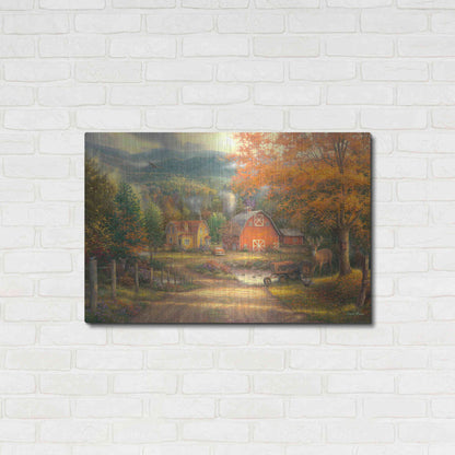 Luxe Metal Art 'Country Roads Take Me Home' by Chuck Pinson, Metal Wall Art,36x24